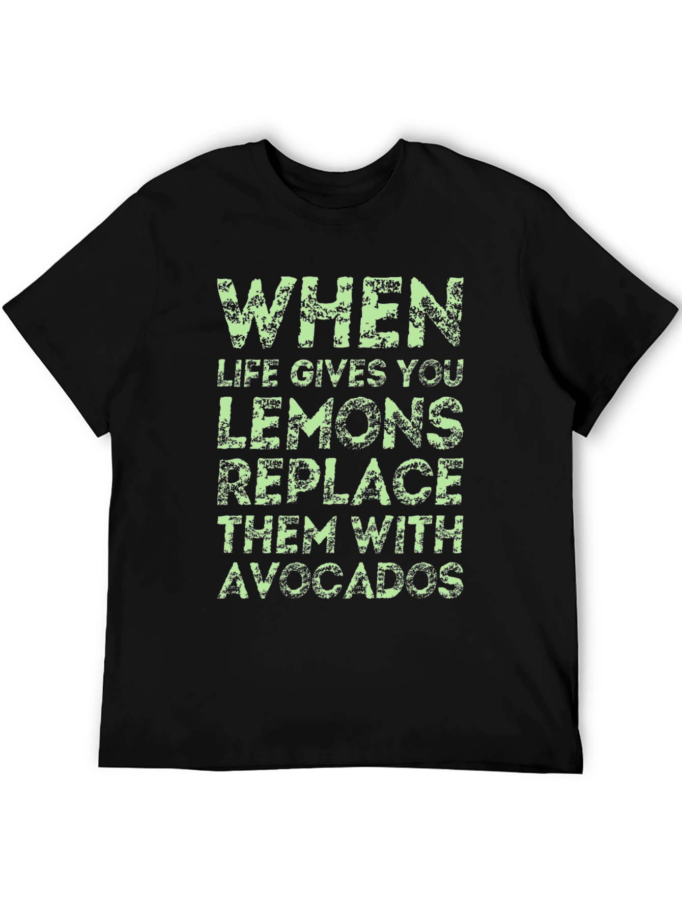 Funny Avocado T-Shirt: When Life Gives You Lemons