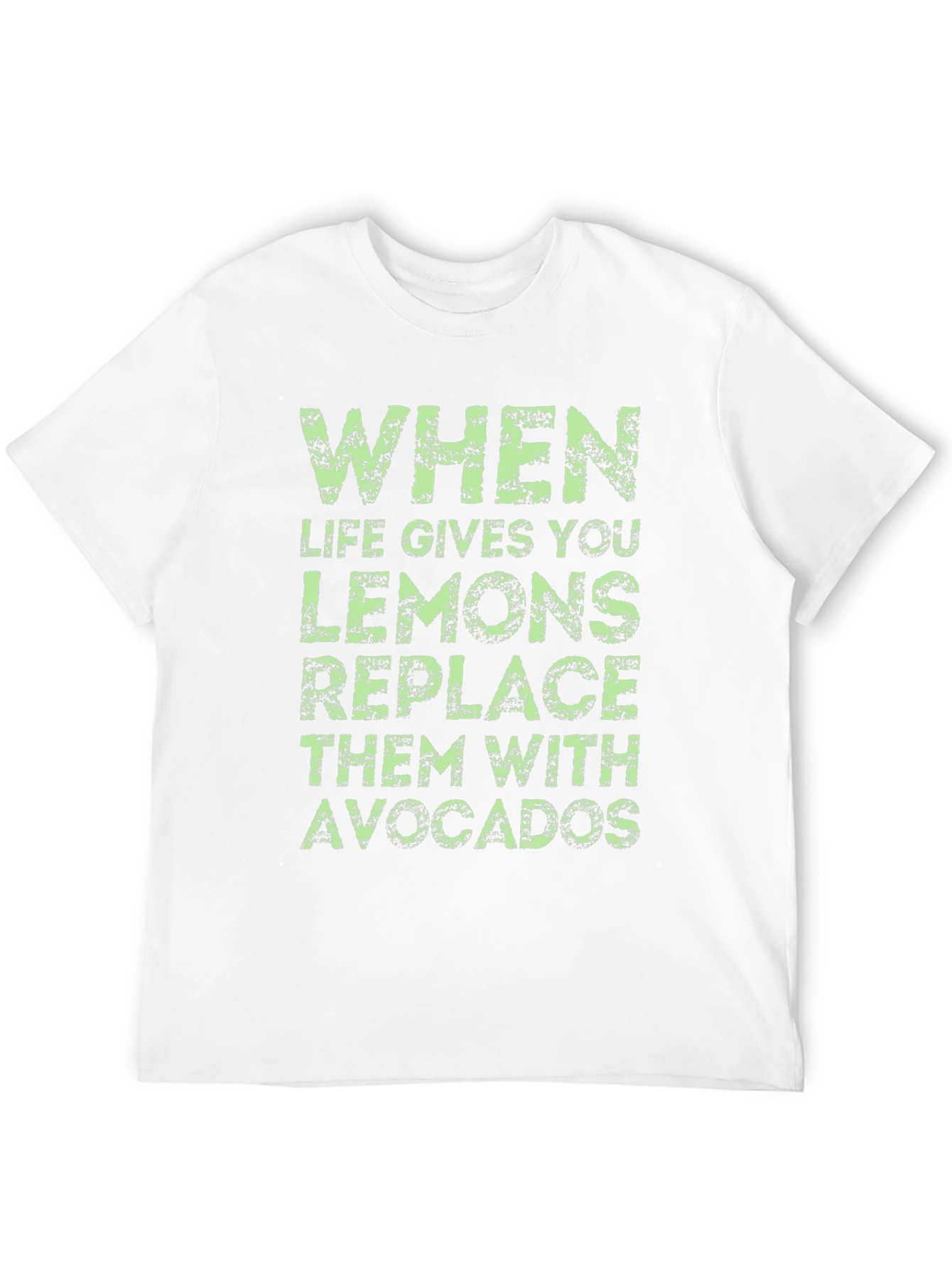 Funny Avocado T-Shirt: When Life Gives You Lemons