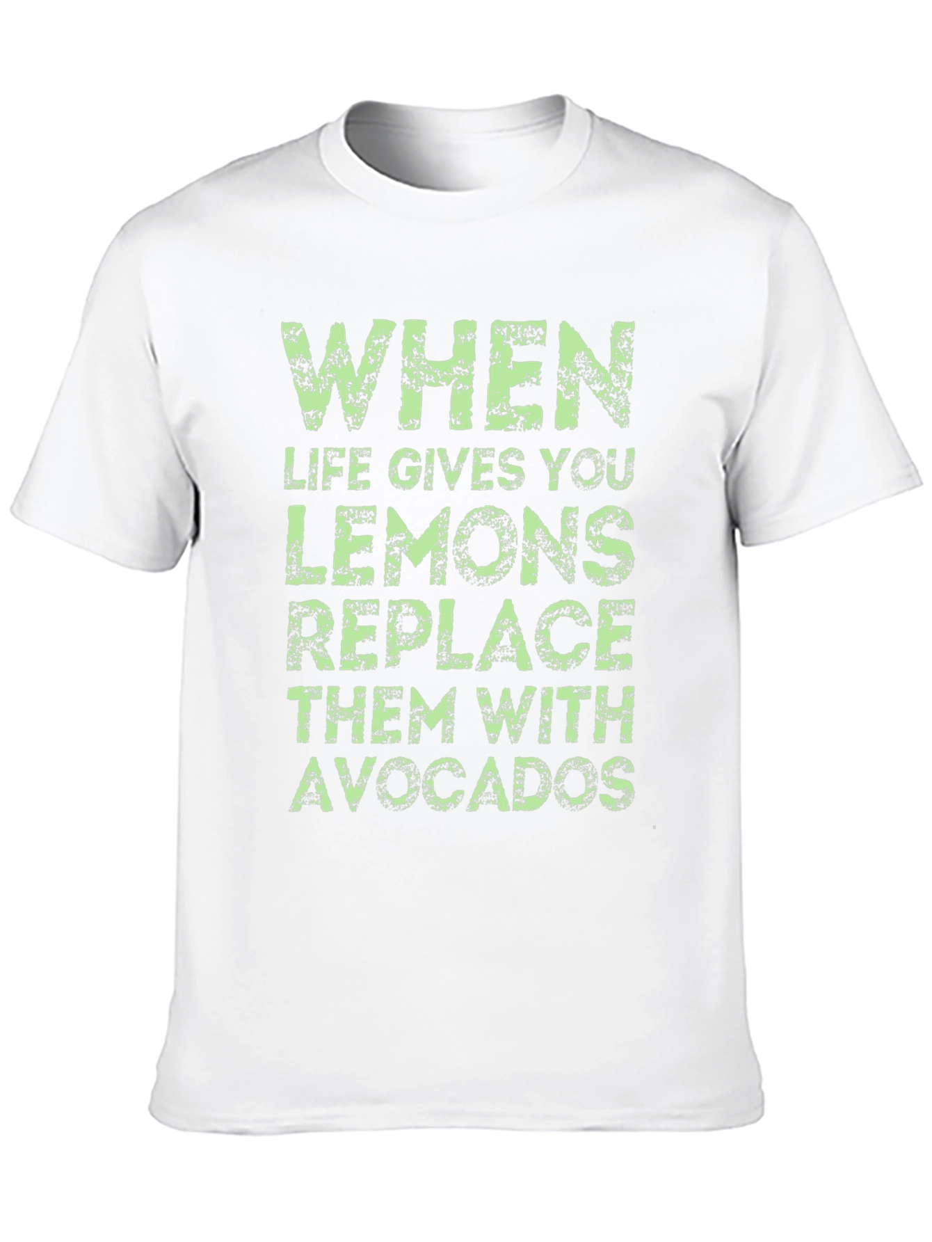 Funny Avocado T-Shirt: When Life Gives You Lemons