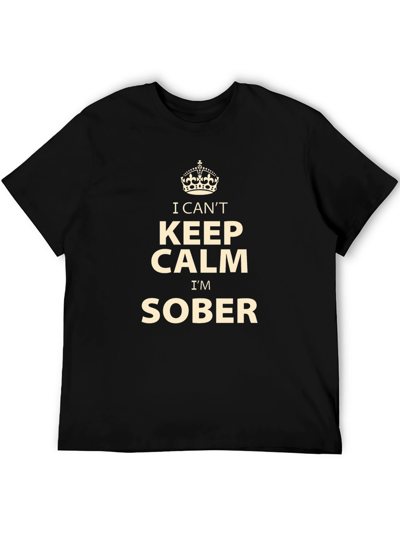 I Cant Keep Calm Im Sober T-Shirt
