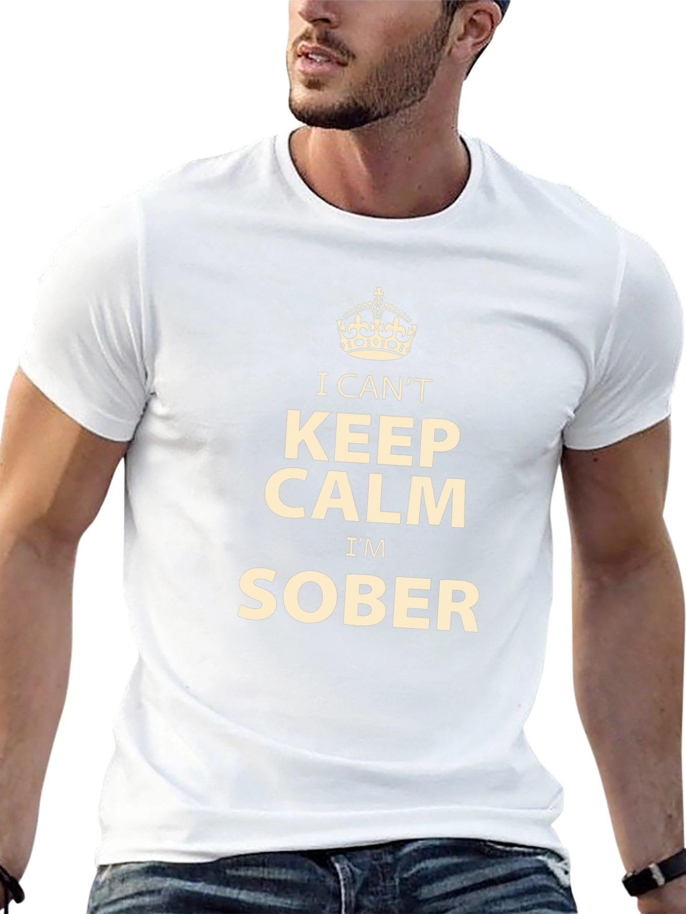 I Cant Keep Calm Im Sober T-Shirt