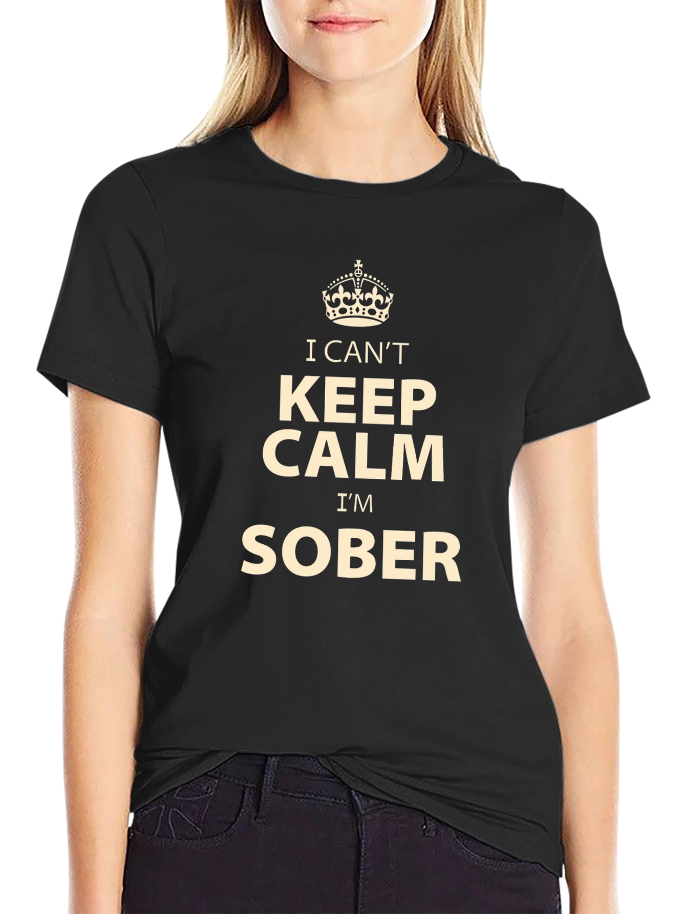 I Cant Keep Calm Im Sober T-Shirt