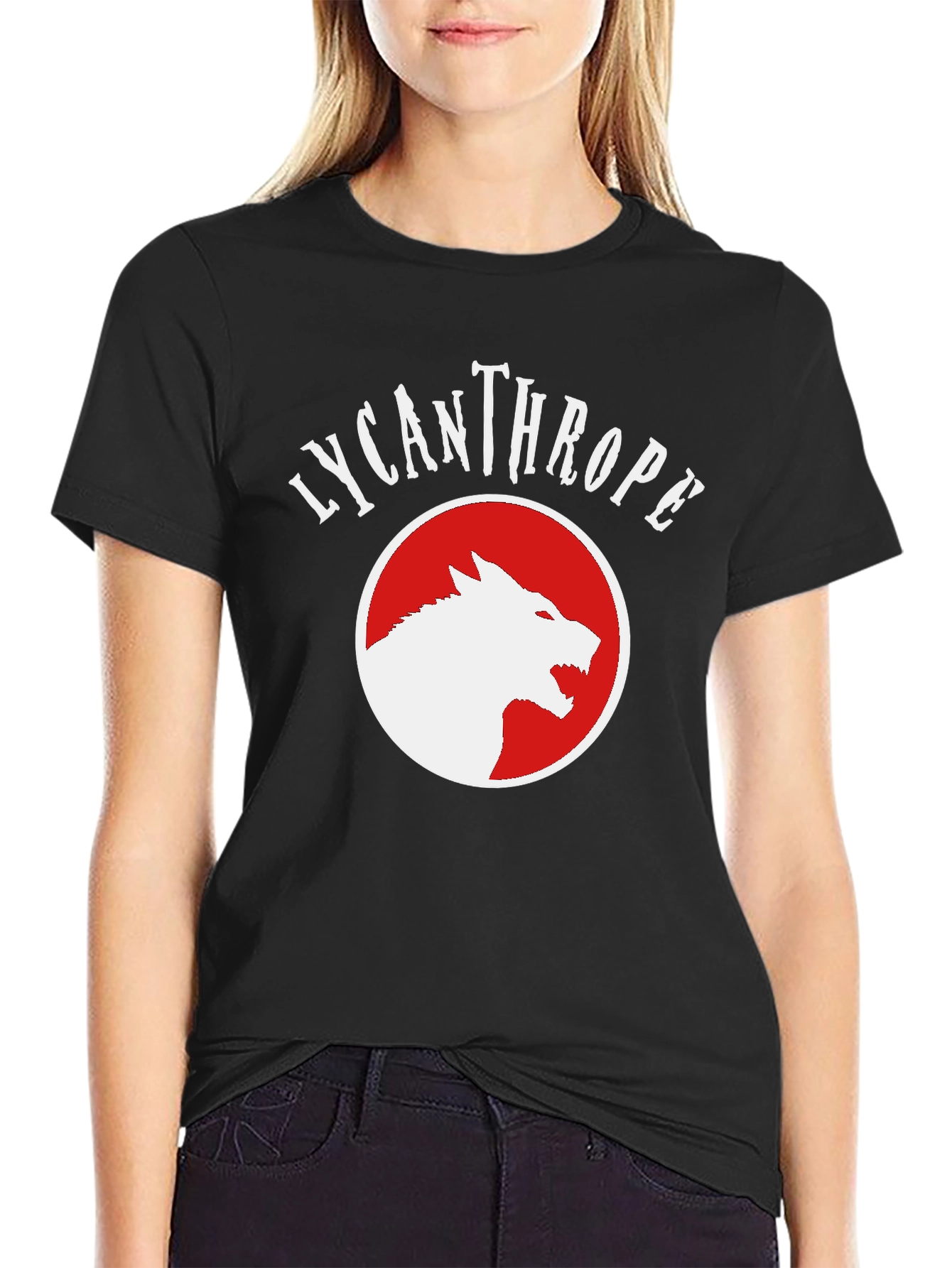 Lycanthrope Graphic Tee - Bold Wolf Design
