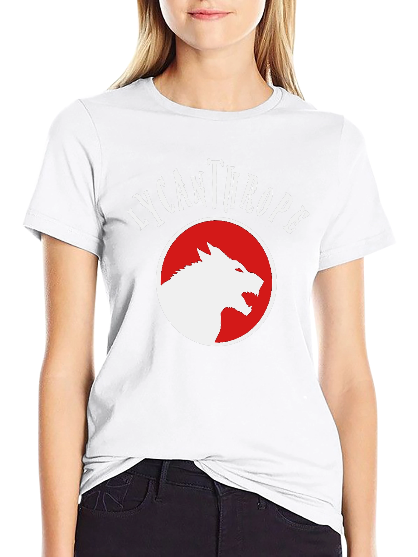 Lycanthrope Graphic Tee - Bold Wolf Design