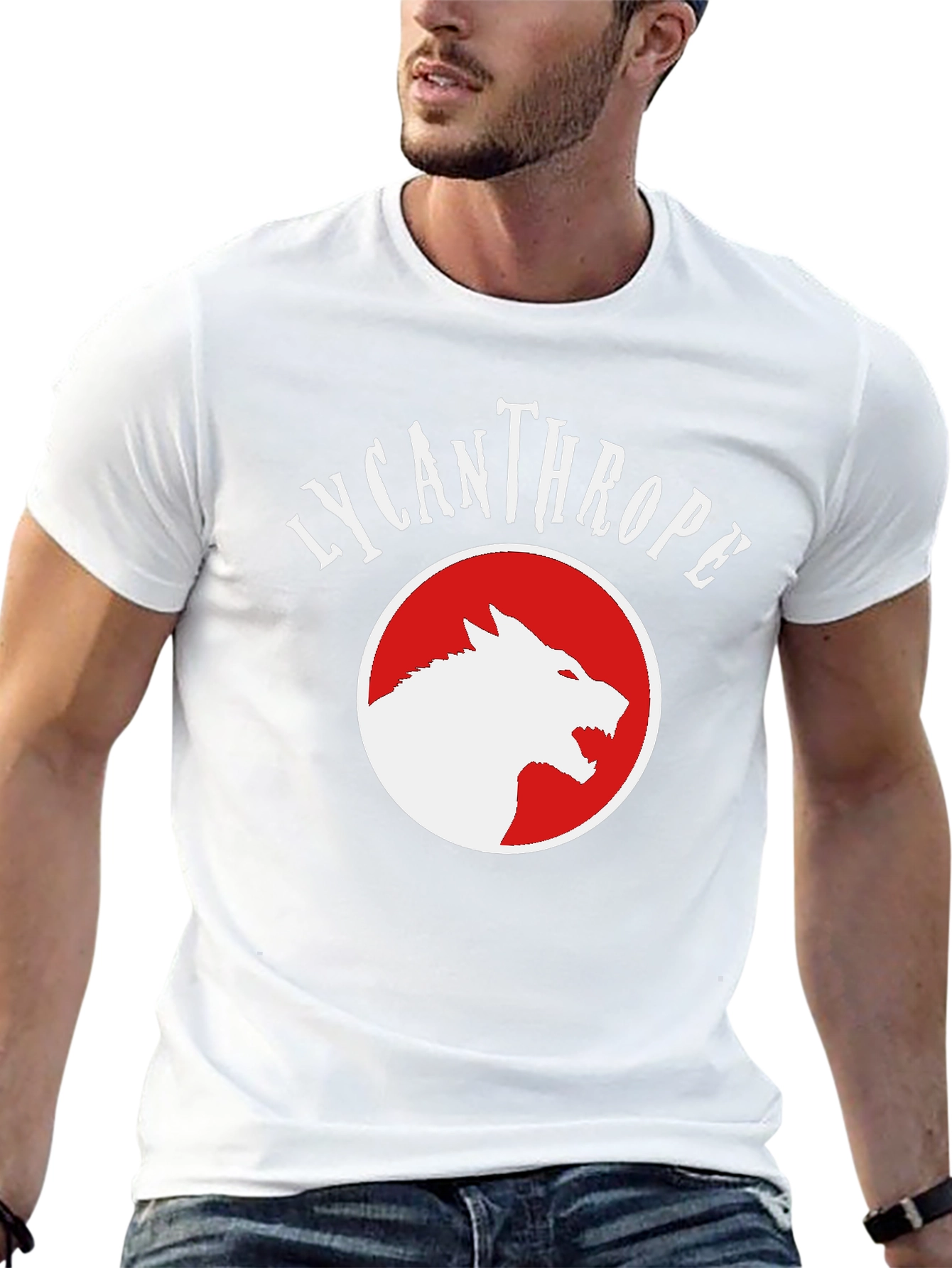 Lycanthrope Graphic Tee - Bold Wolf Design