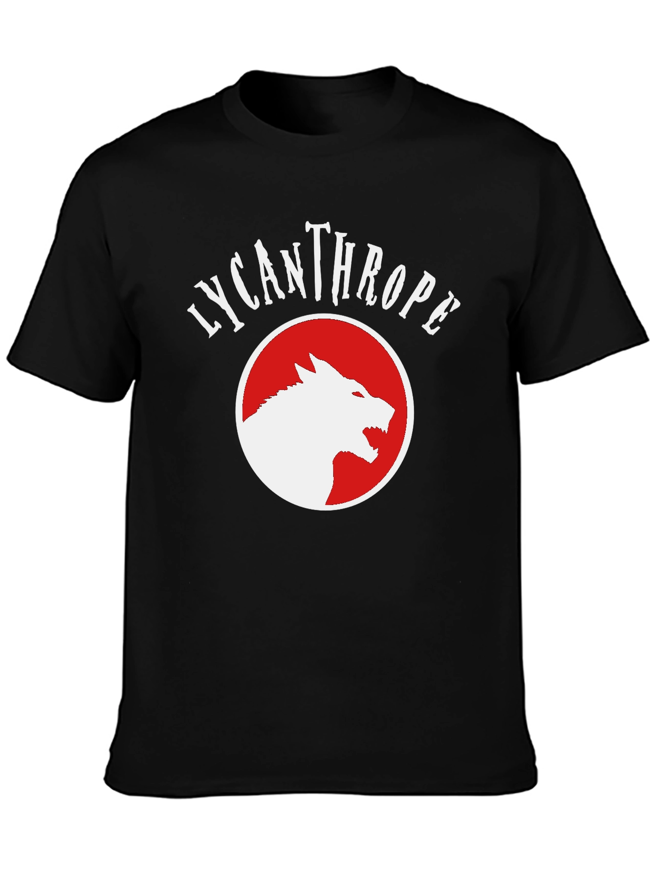 Lycanthrope Graphic Tee - Bold Wolf Design