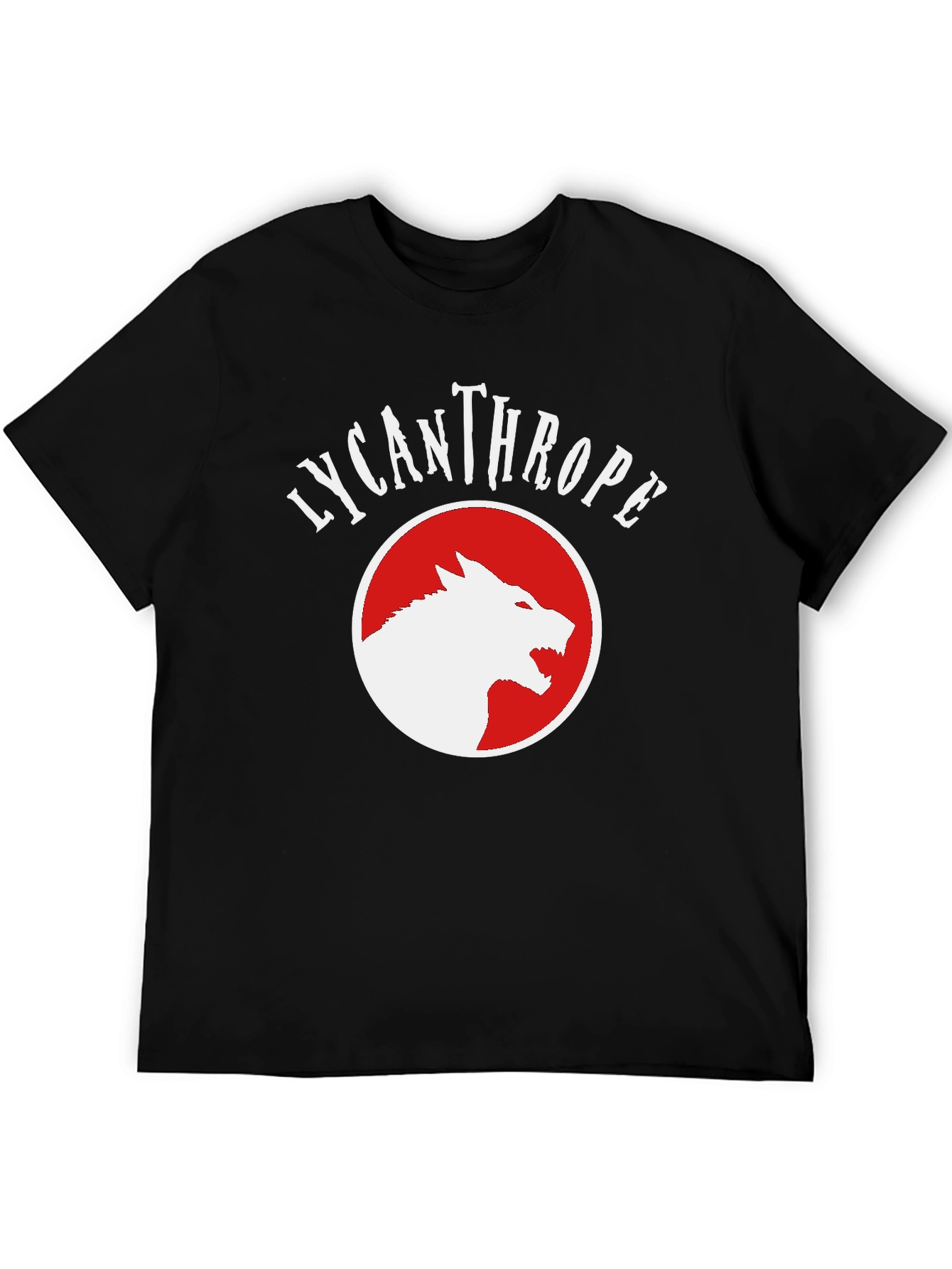 Lycanthrope Graphic Tee - Bold Wolf Design