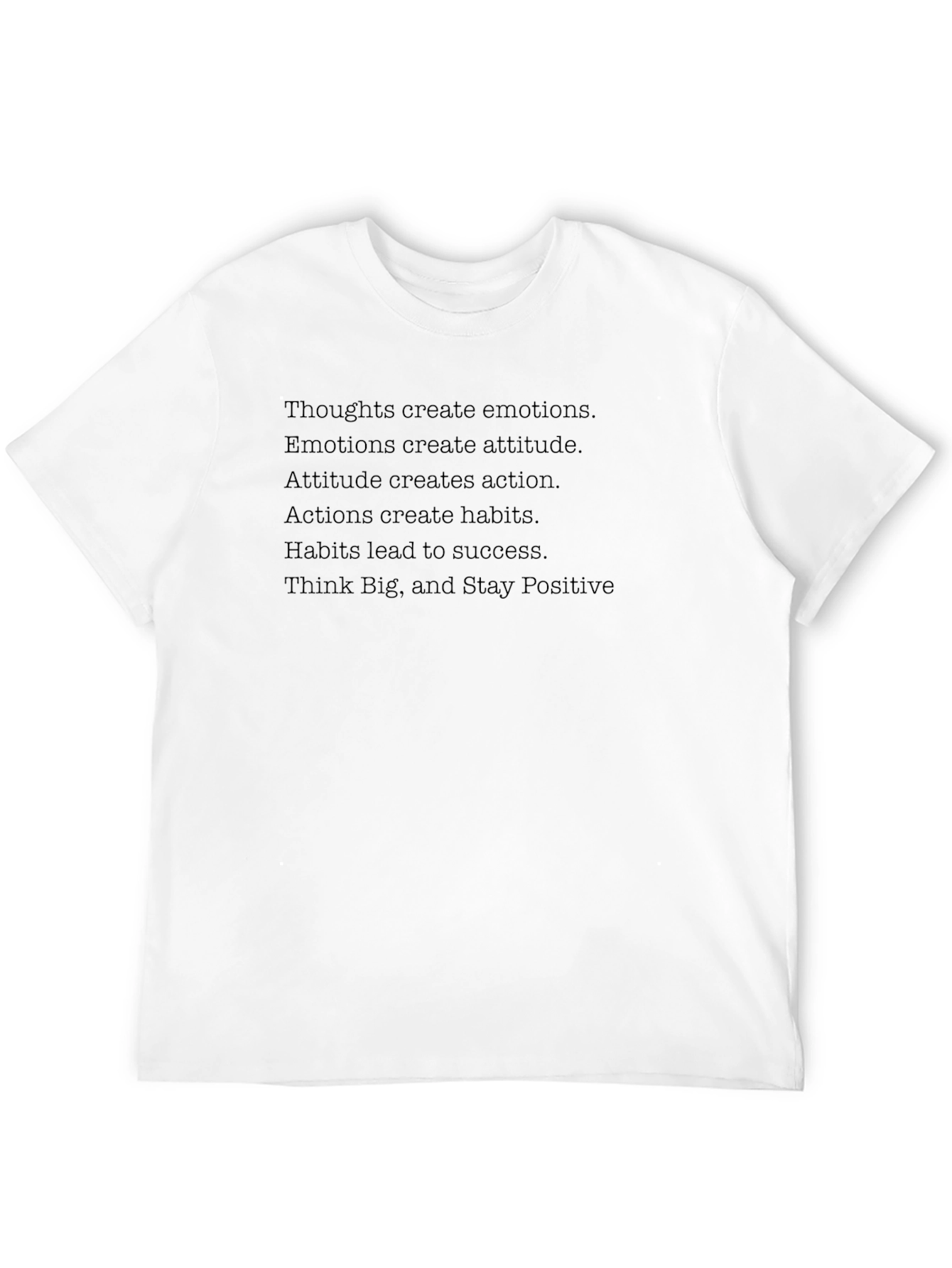 Inspirational T-Shirt - Thoughts Create Emotions