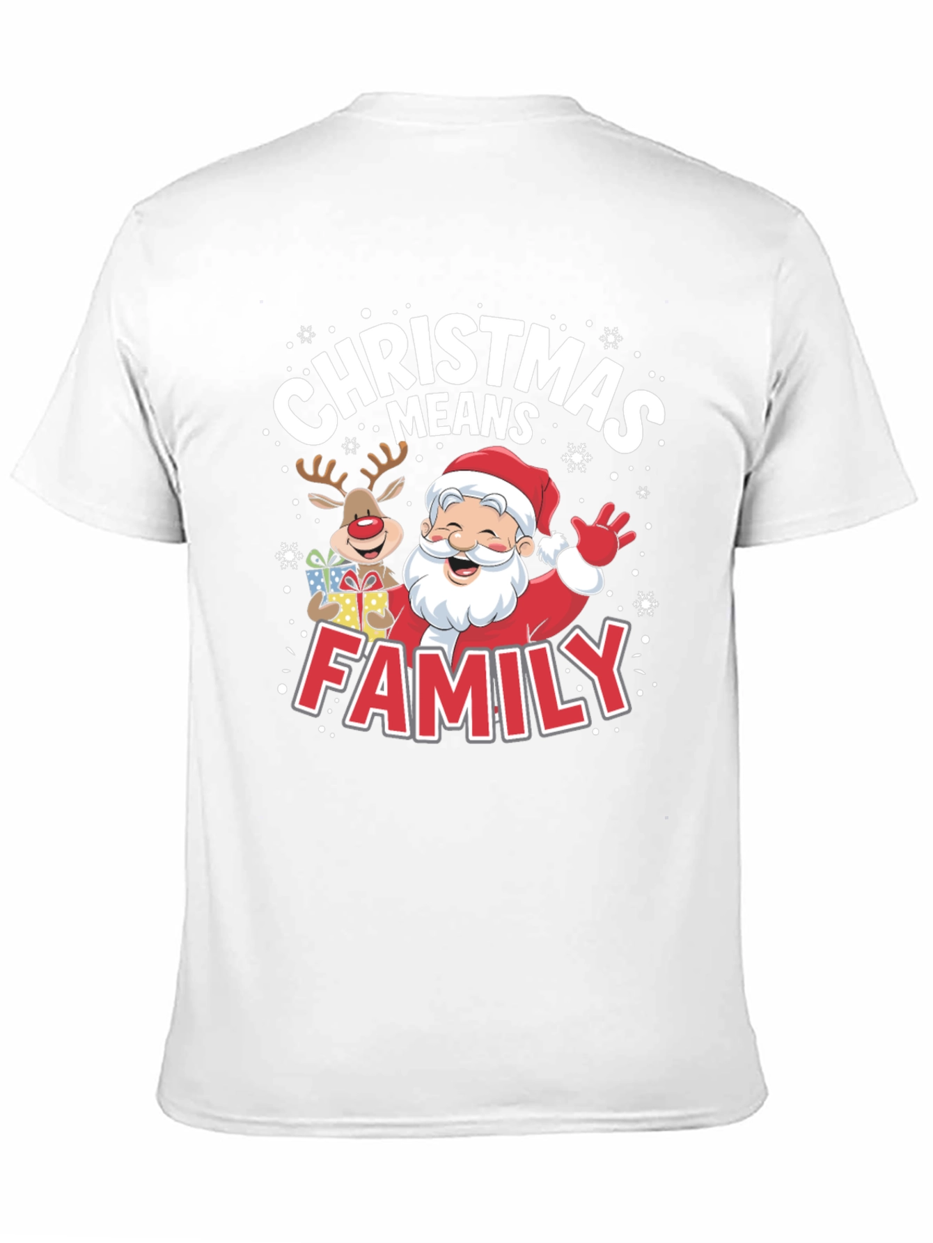 Christmas Means Family Santa Tee