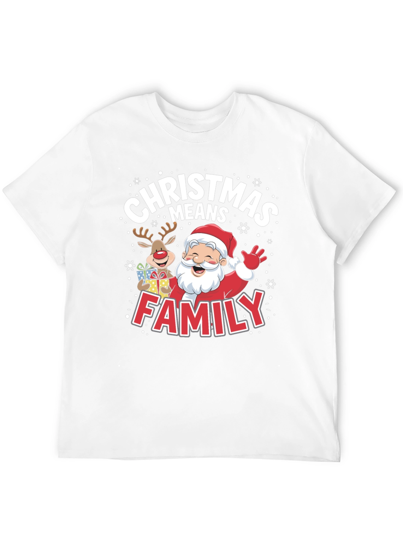 Christmas Means Family Santa Tee