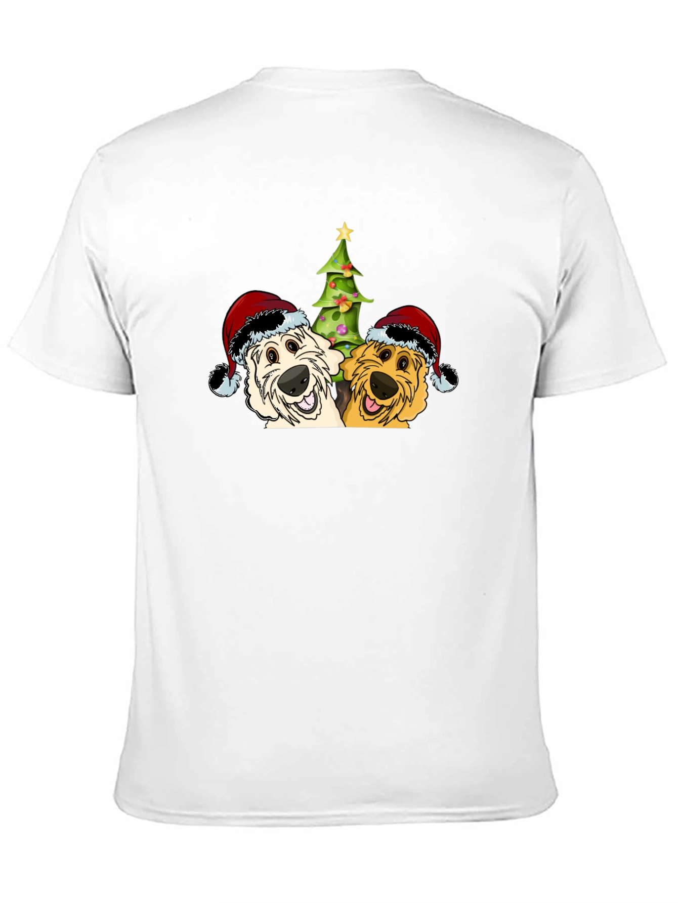Festive Dog Christmas Tree T-Shirt