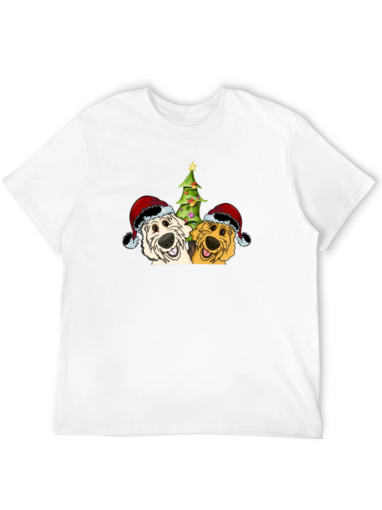 Festive Dog Christmas Tree T-Shirt