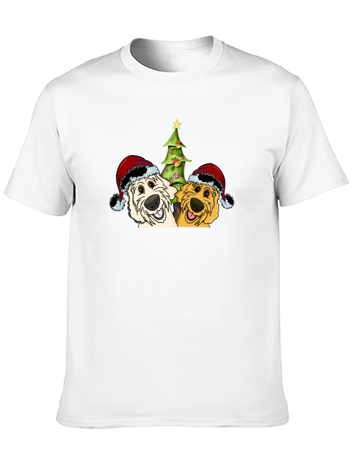 Festive Dog Christmas Tree T-Shirt