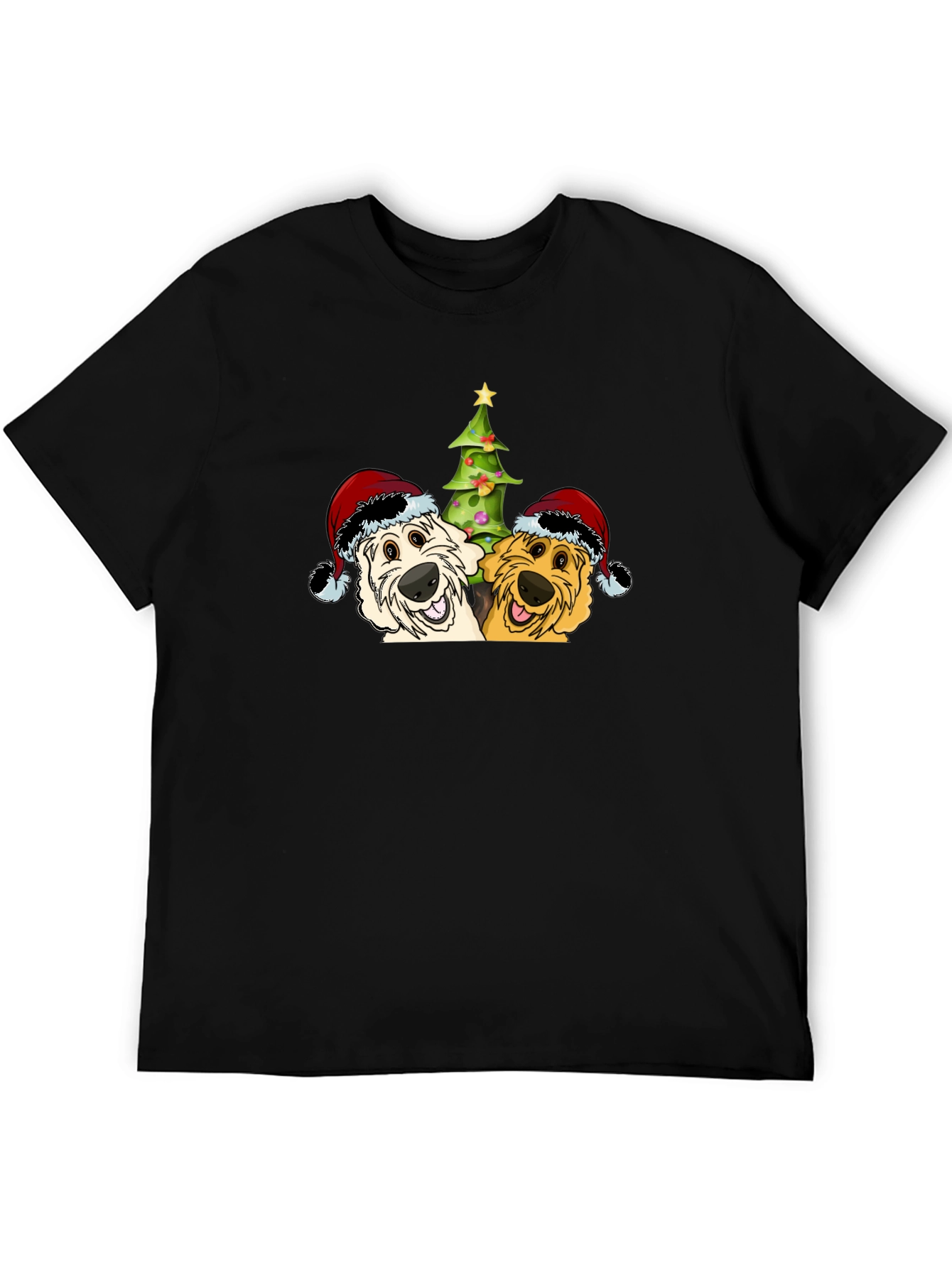 Festive Dog Christmas Tree T-Shirt