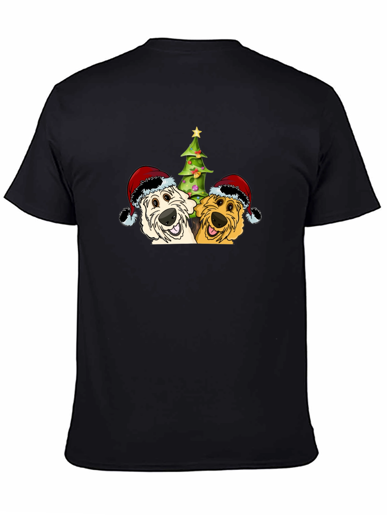 Festive Dog Christmas Tree T-Shirt