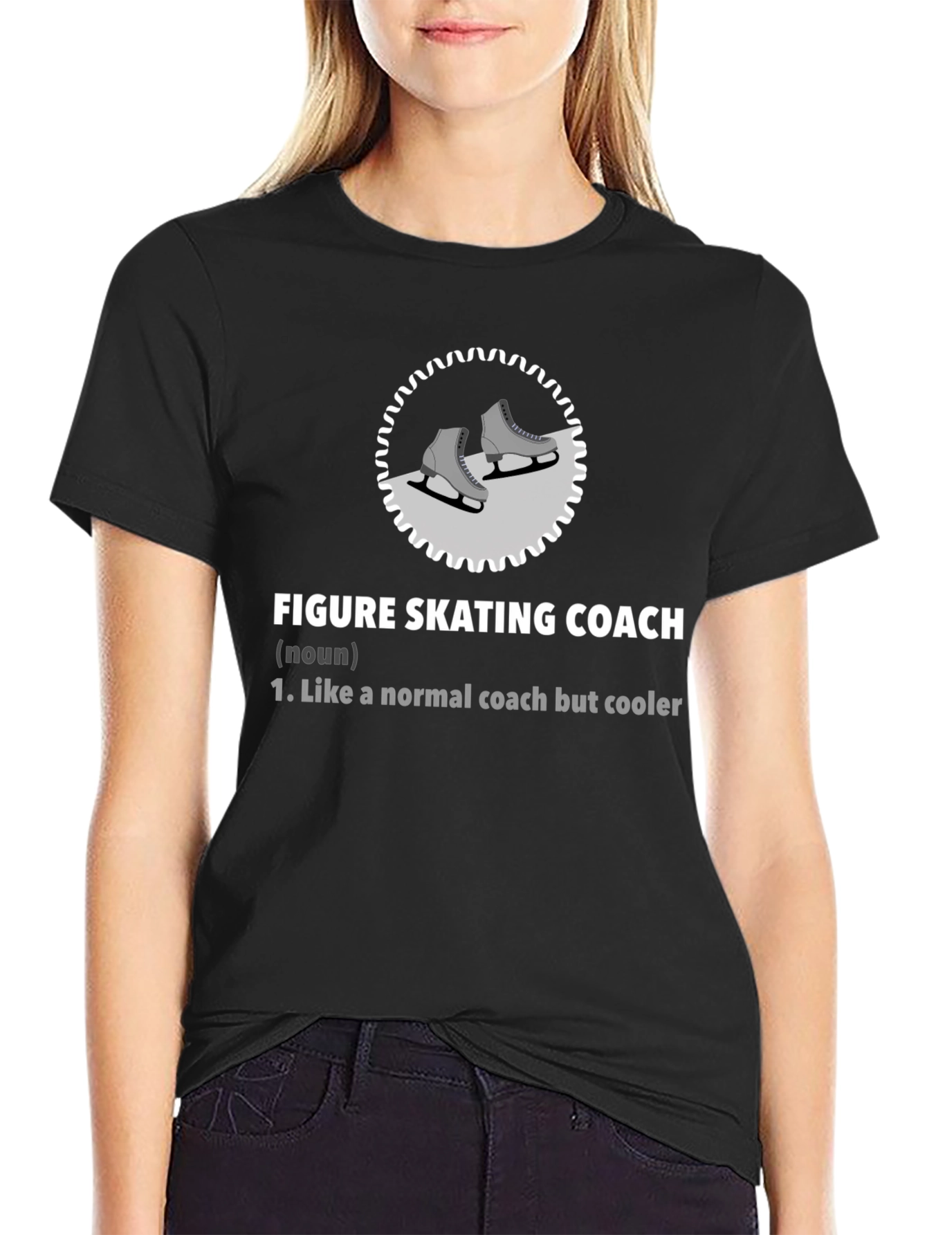 Figure Skating Coach T-Shirt: Cool Coach Definition