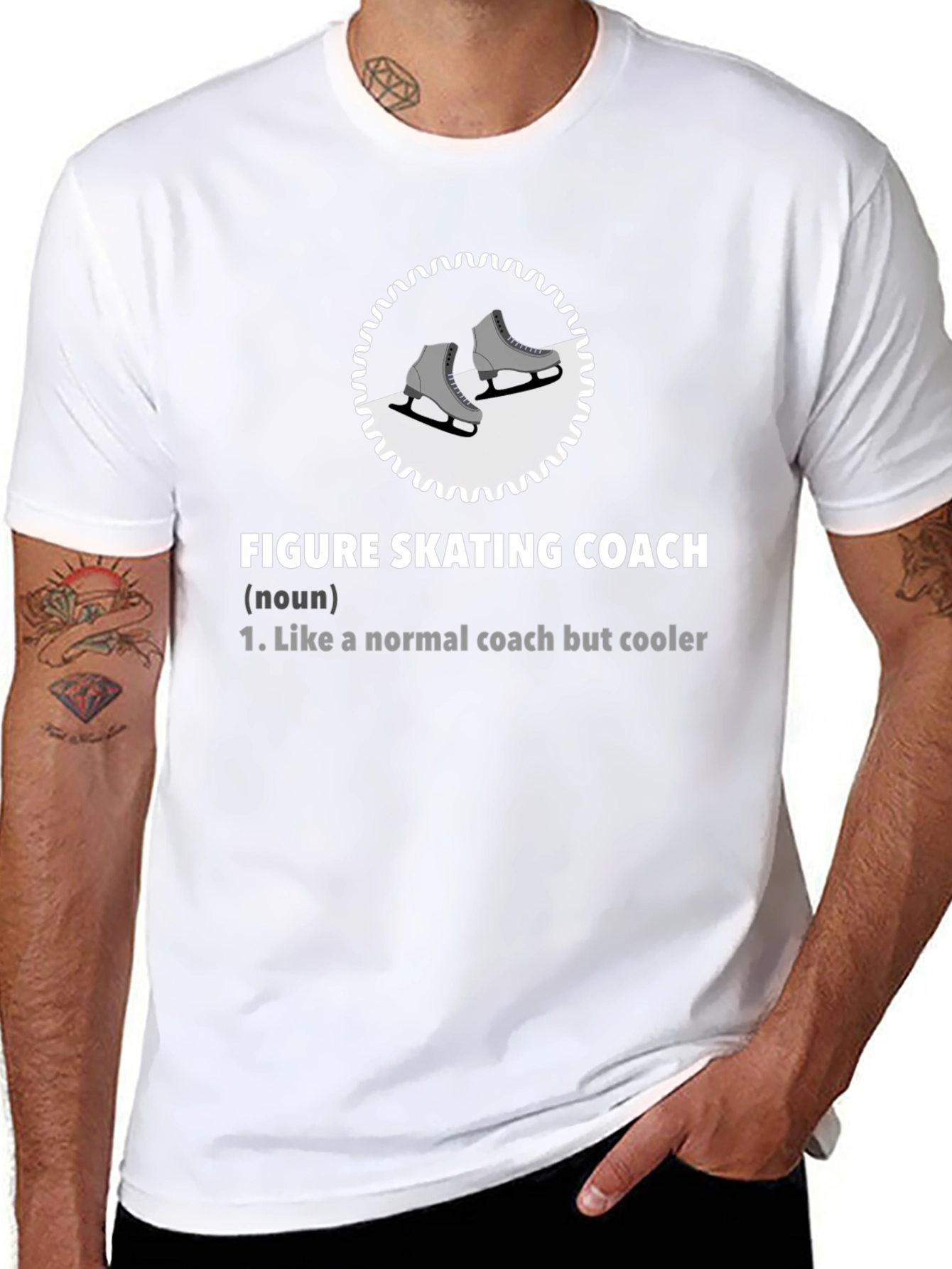Figure Skating Coach T-Shirt: Cool Coach Definition
