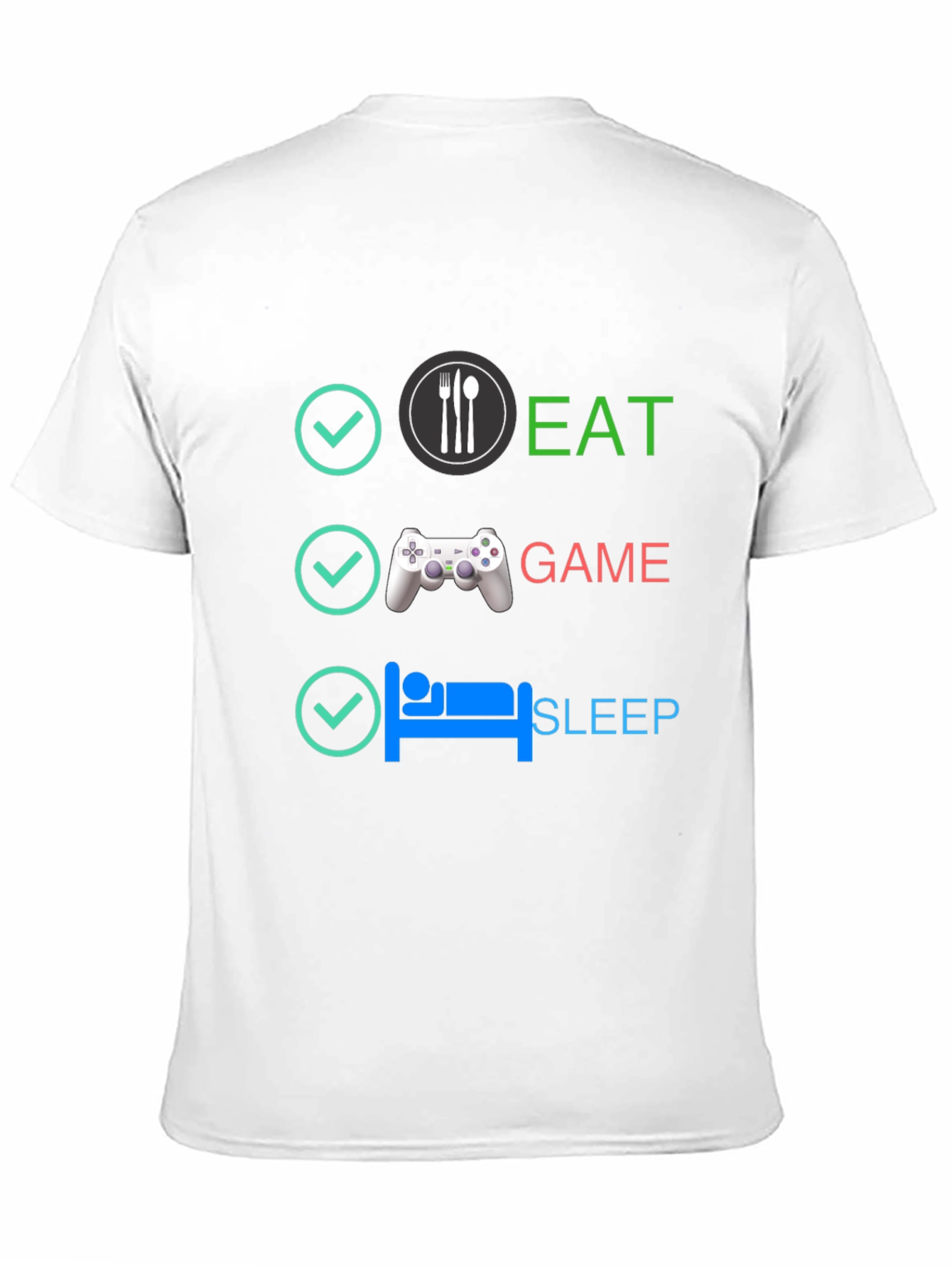 Eat Game Sleep T-Shirt - Gamer Lifestyle