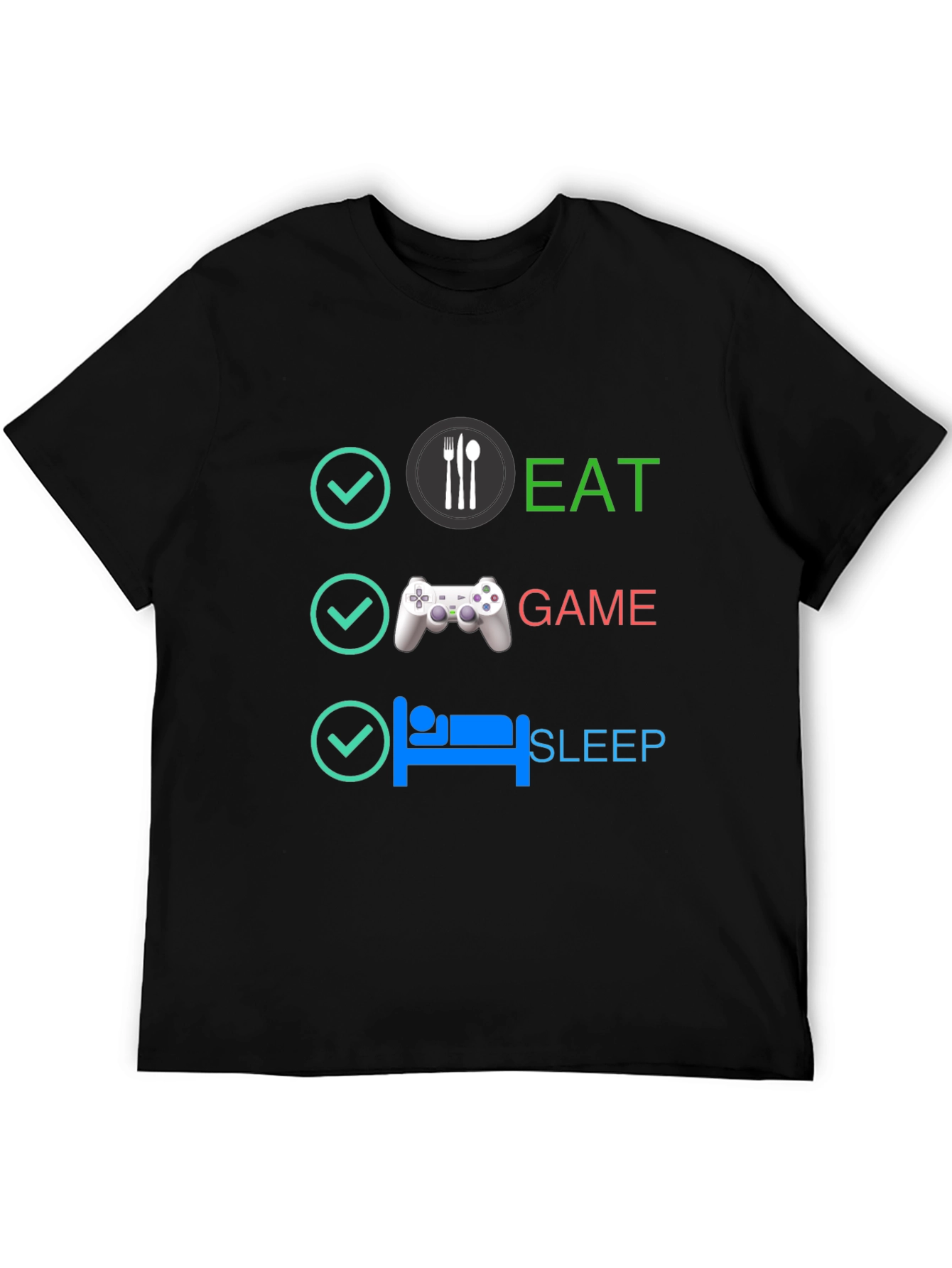 Eat Game Sleep T-Shirt - Gamer Lifestyle