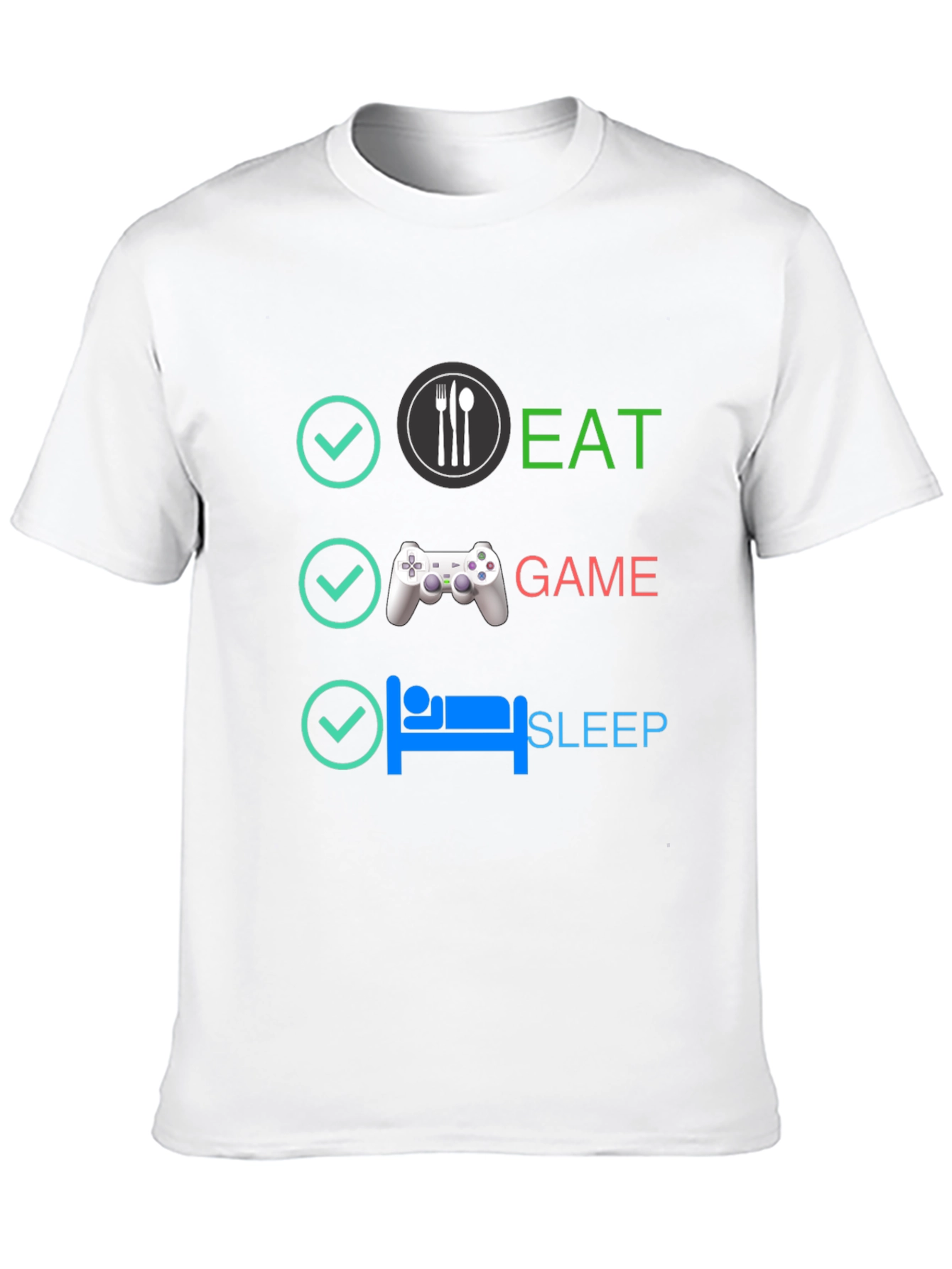 Eat Game Sleep T-Shirt - Gamer Lifestyle