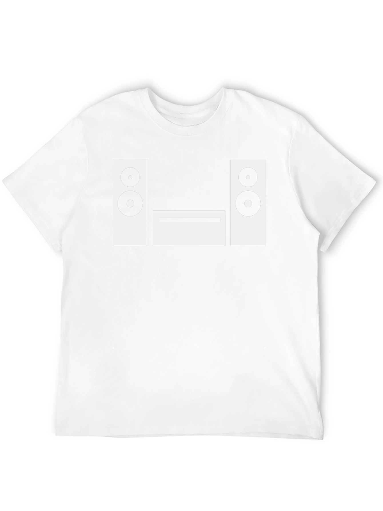 Stereo System Graphic Tee - Black