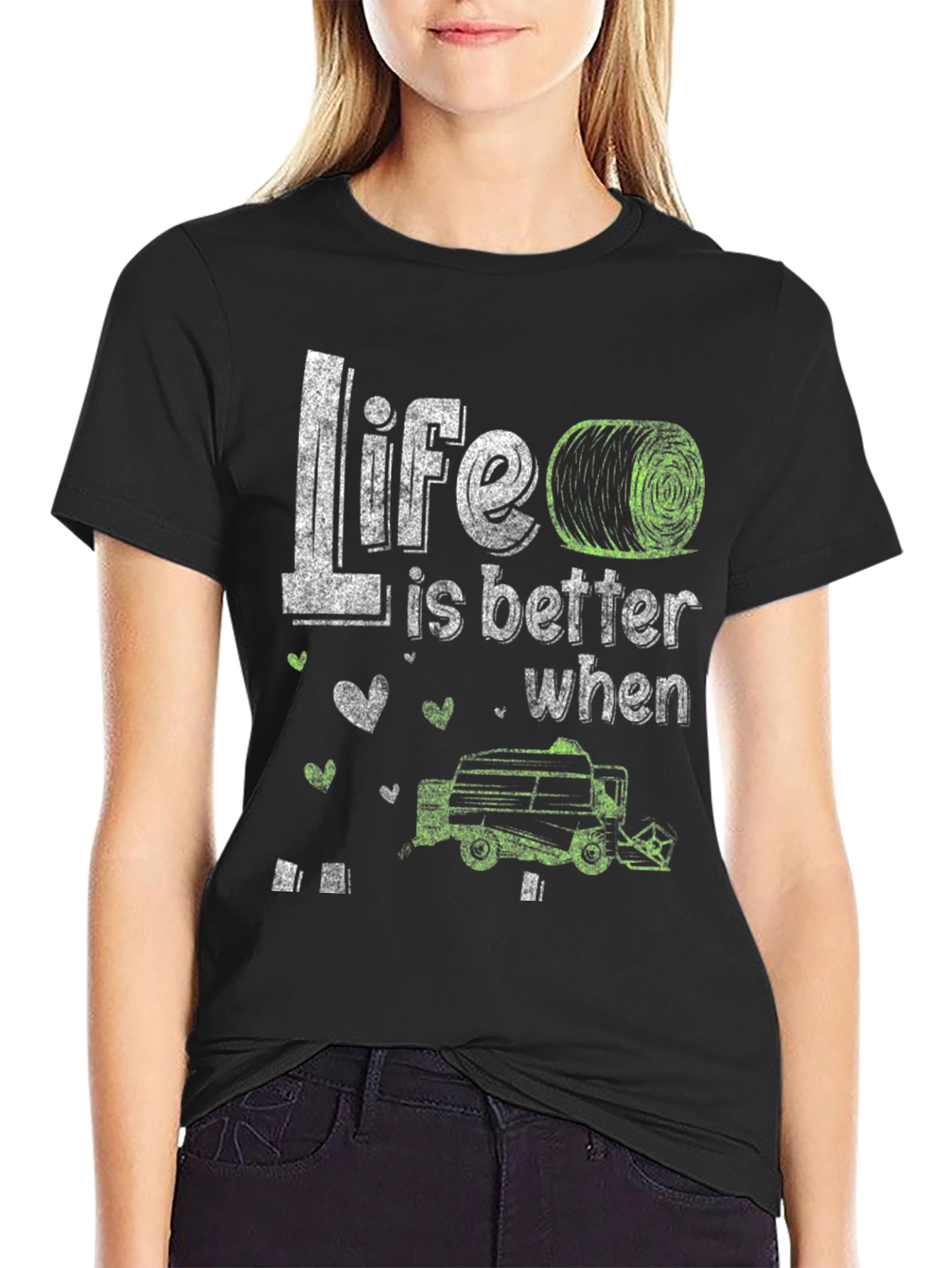 Life is Better T-Shirt - Farmer Harvester Tee