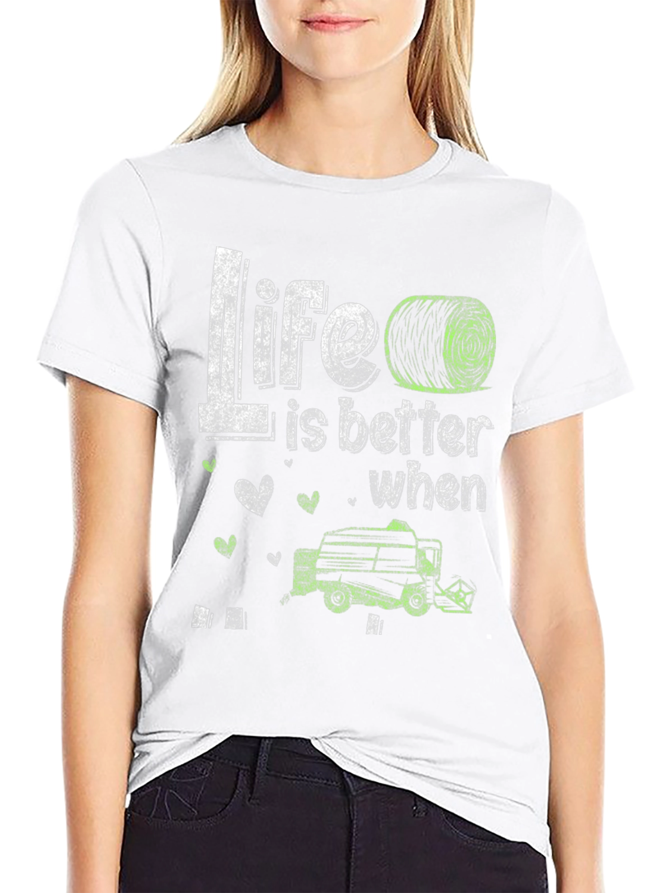 Life is Better T-Shirt - Farmer Harvester Tee