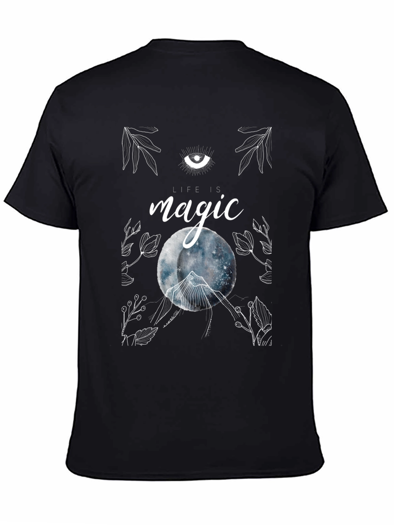 Life is Magic Graphic Tee - Mystical Design