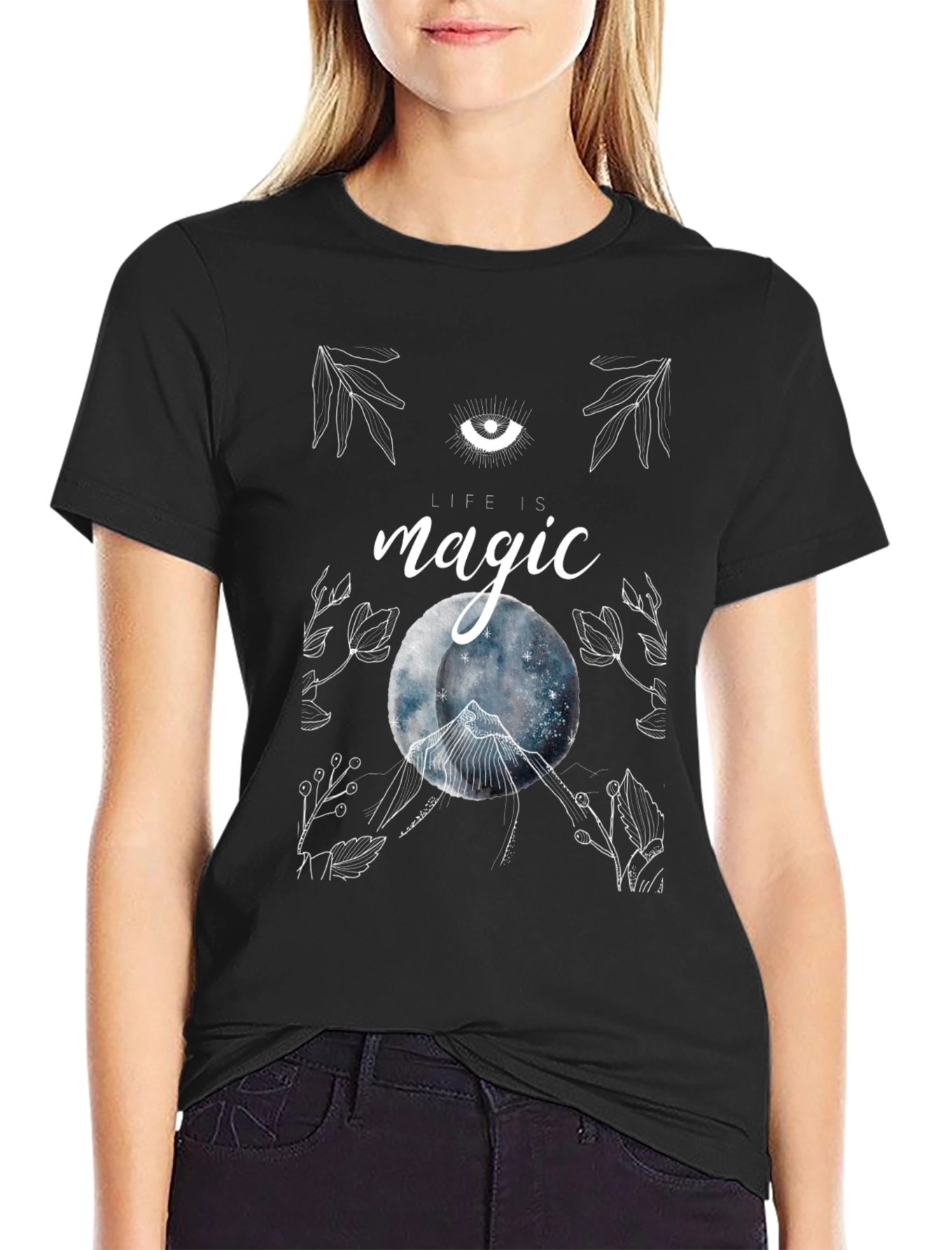 Life is Magic Graphic Tee - Mystical Design