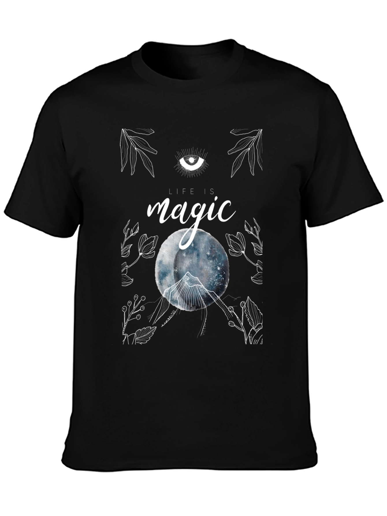 Life is Magic Graphic Tee - Mystical Design