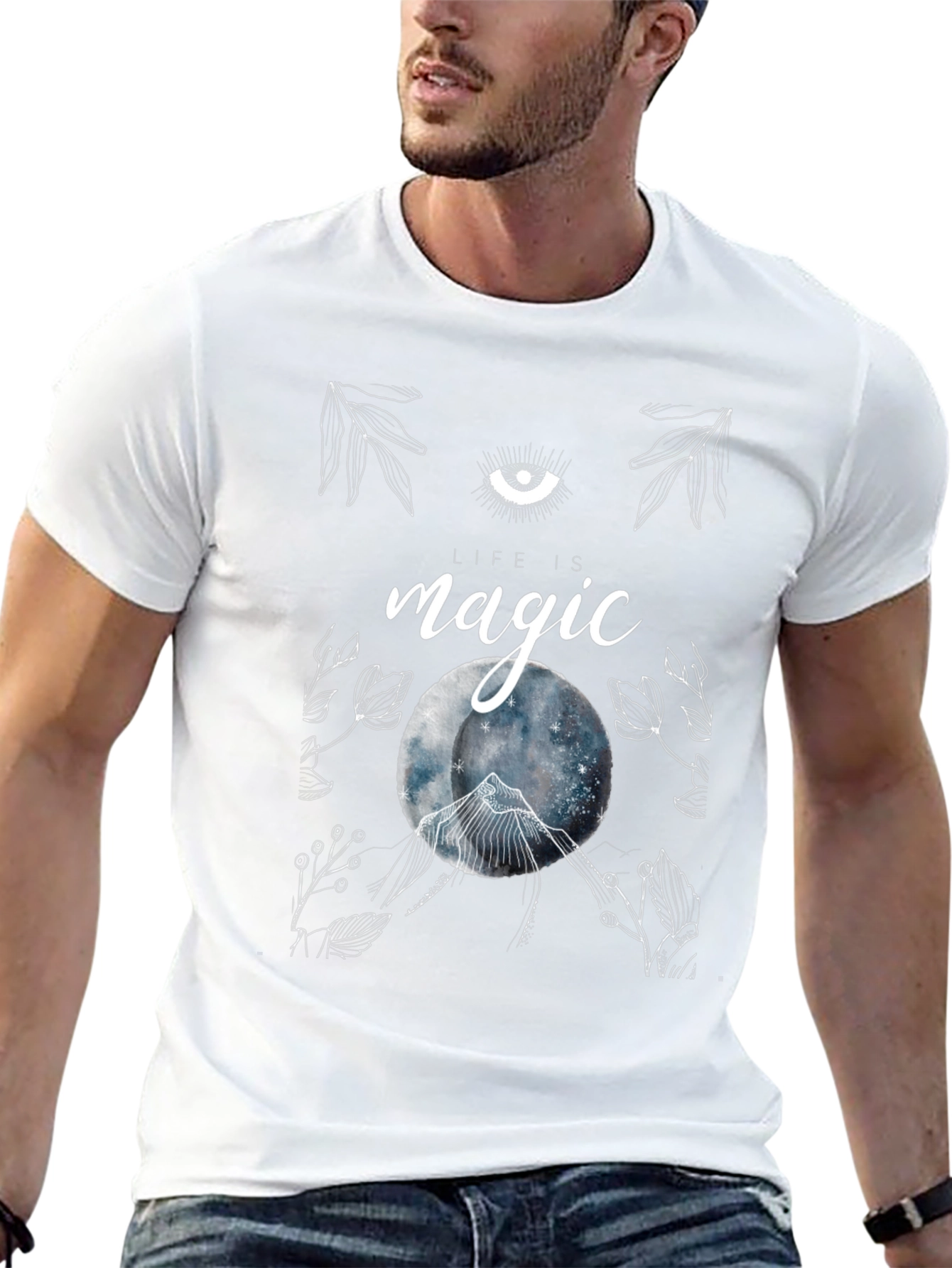 Life is Magic Graphic Tee - Mystical Design