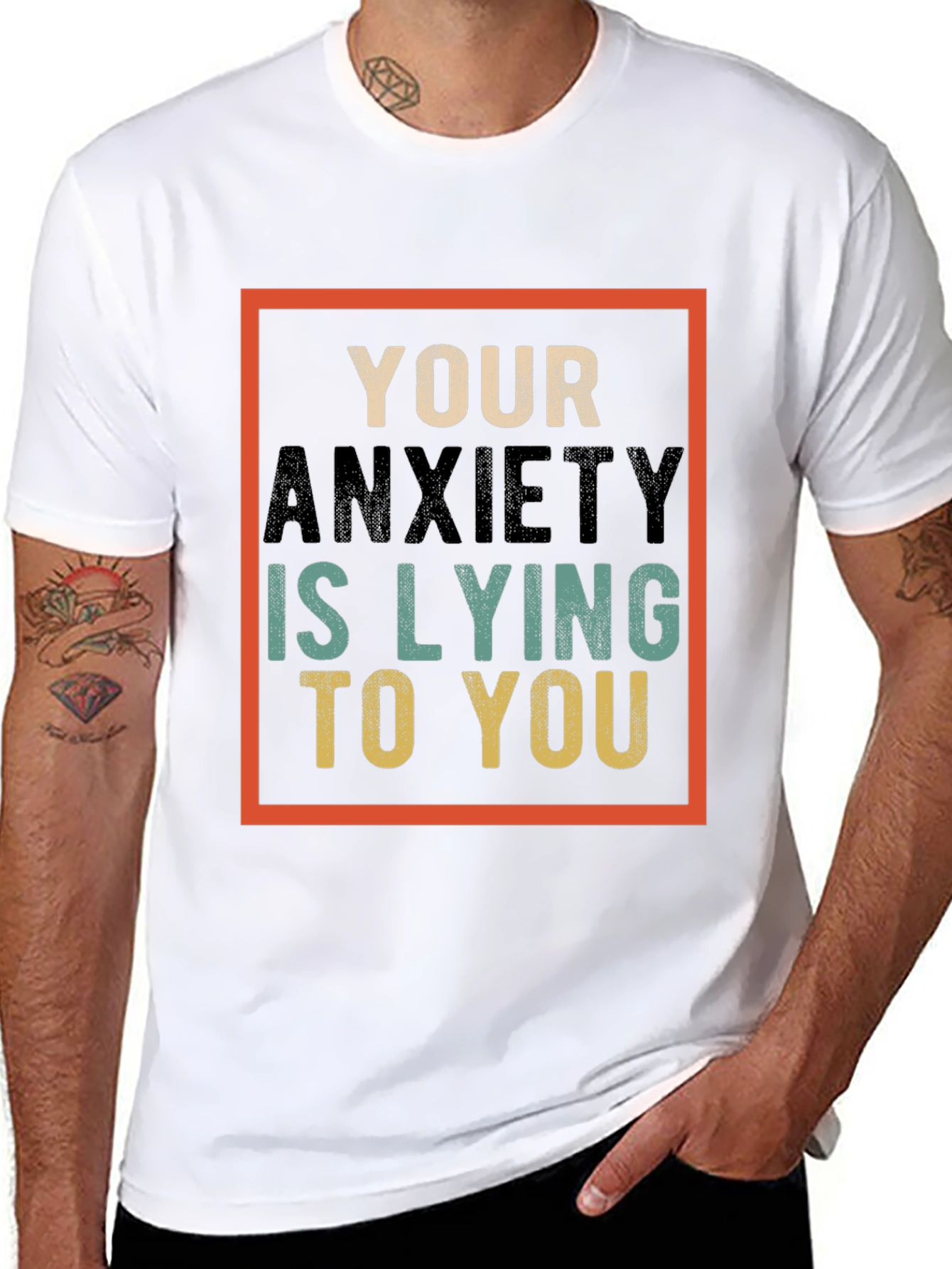 Anxiety Awareness Graphic T-Shirt