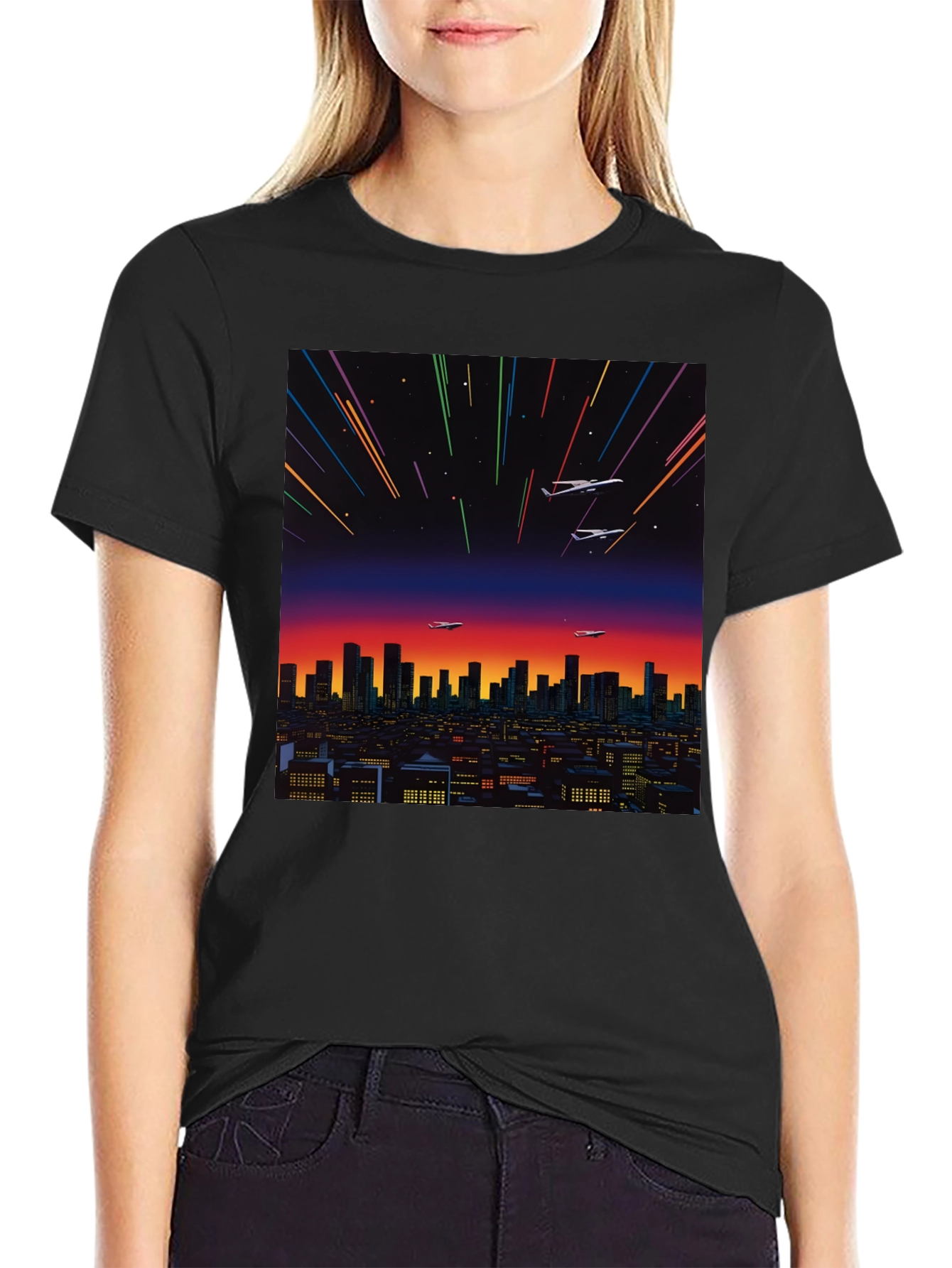 Retro Cityscape T-Shirt