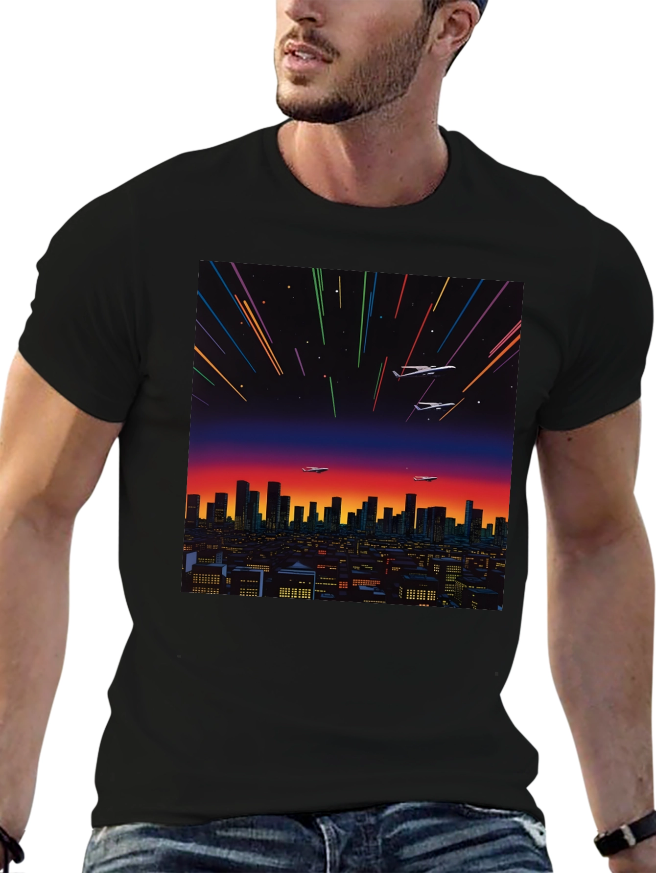Retro Cityscape T-Shirt