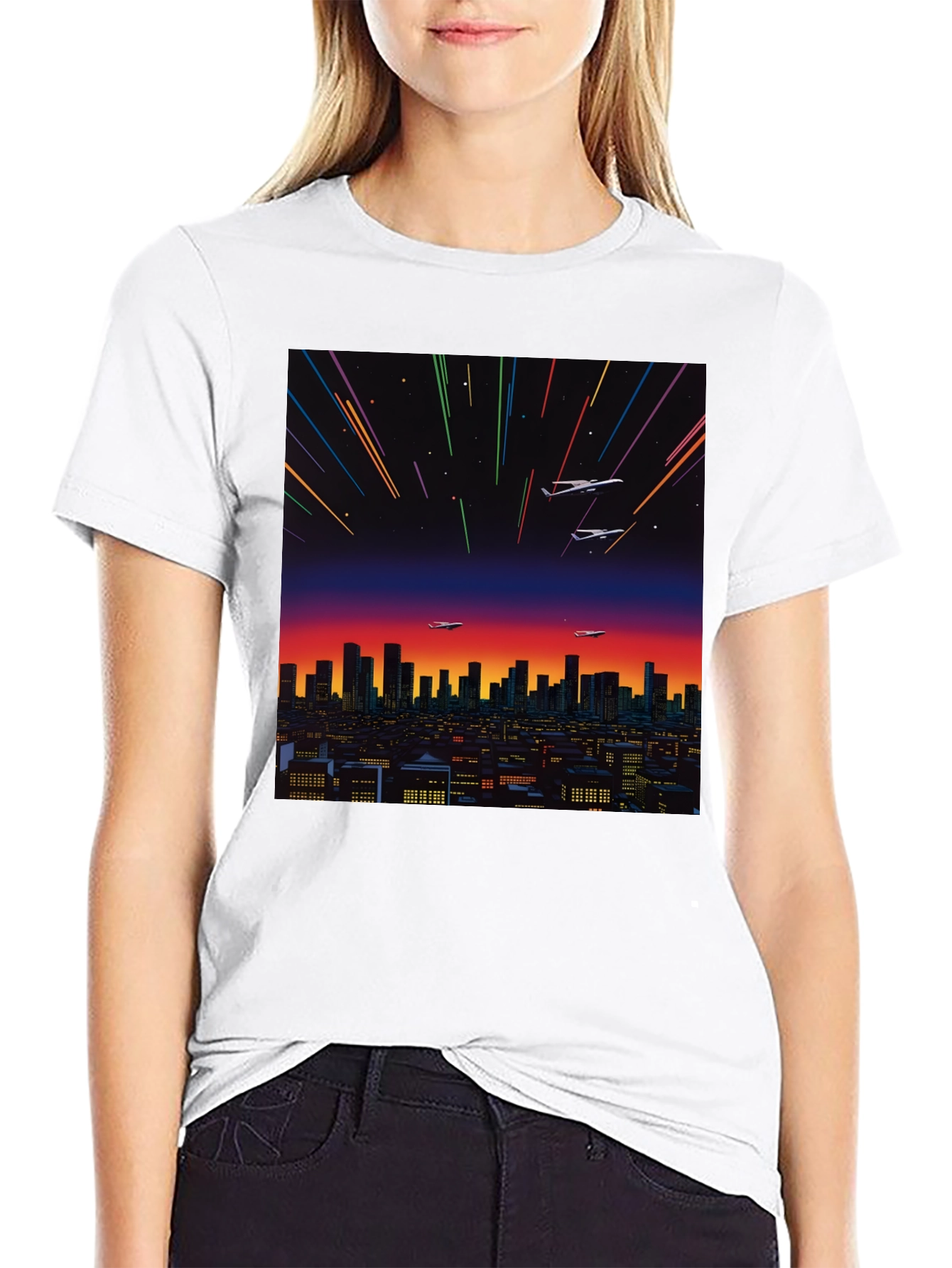 Retro Cityscape T-Shirt