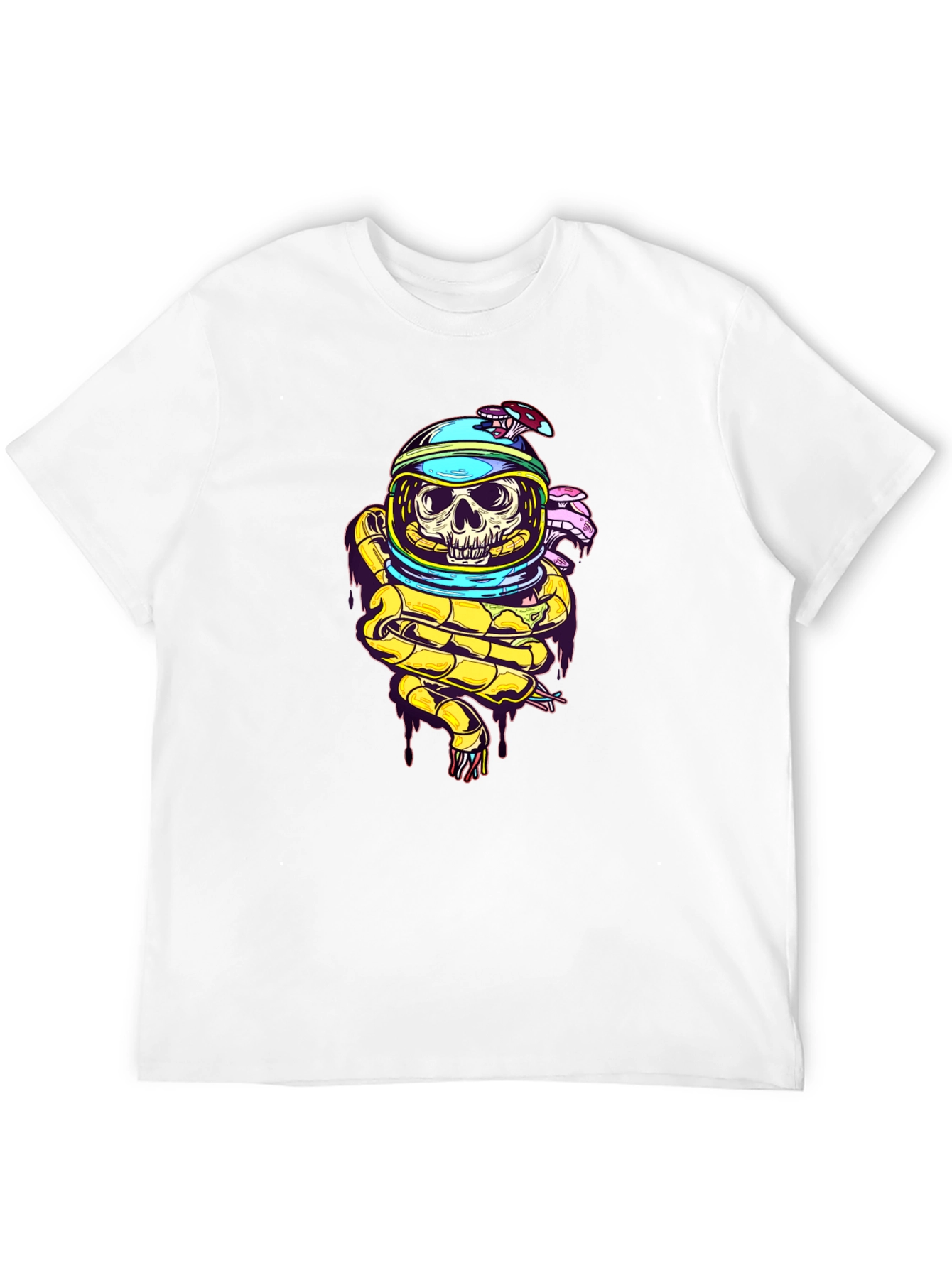 Skull Astronaut T-Shirt - Unique Graphic Tee