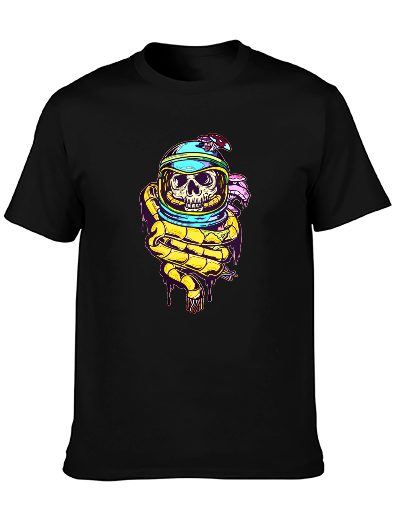 Skull Astronaut T-Shirt - Unique Graphic Tee