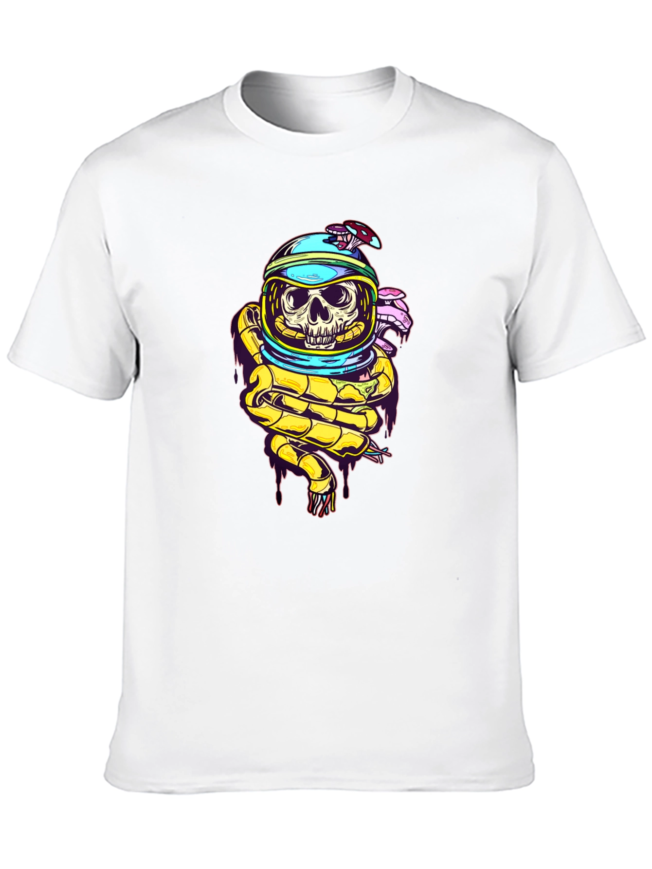Skull Astronaut T-Shirt - Unique Graphic Tee