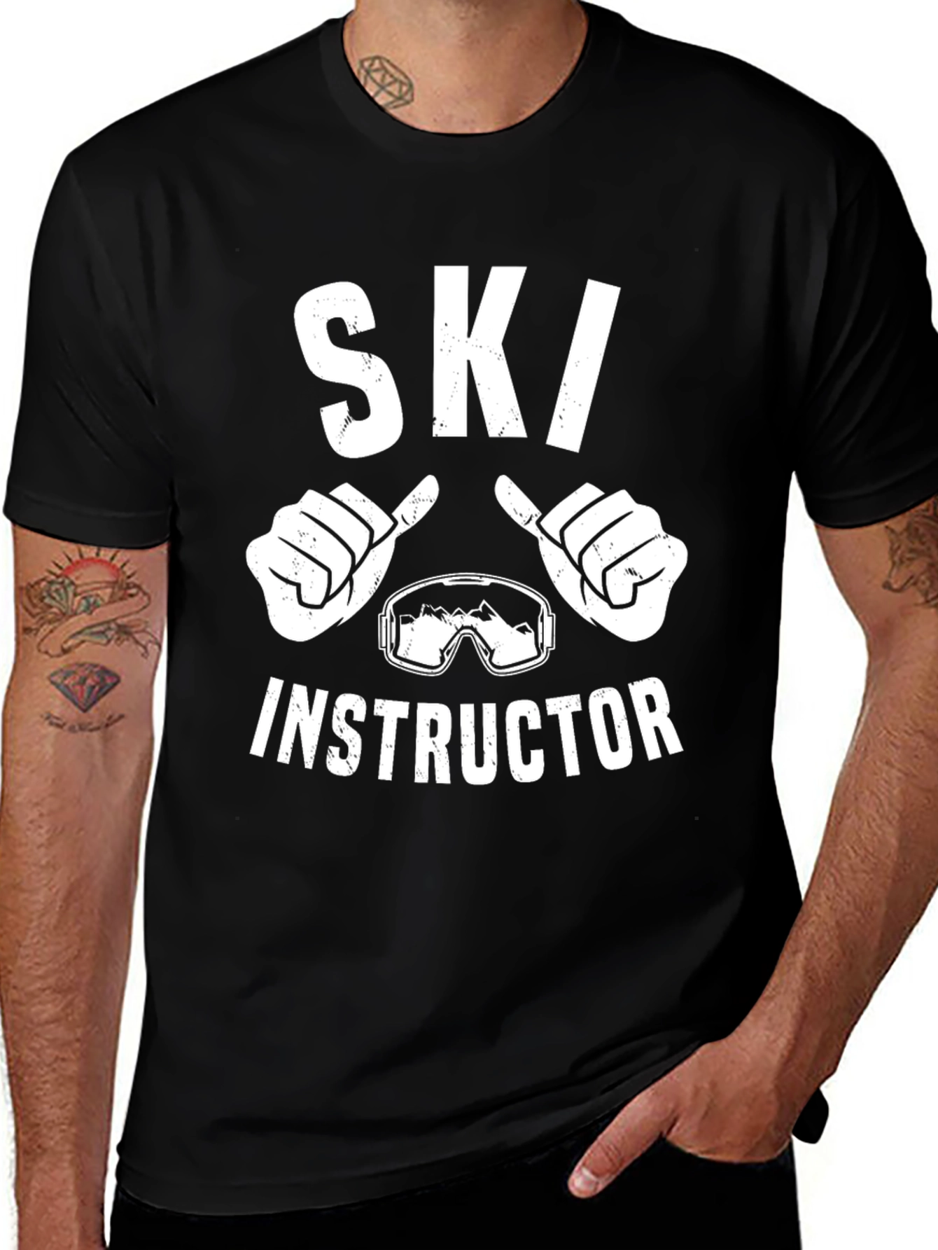 Ski Instructor Graphic T-Shirt