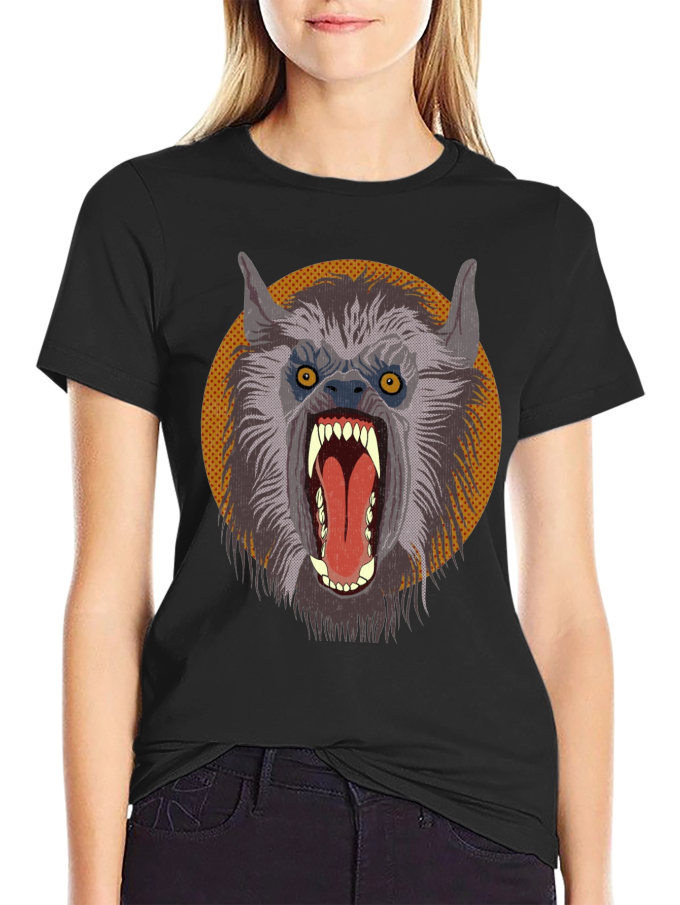 Werewolf Graphic Tee - Monster T-Shirt
