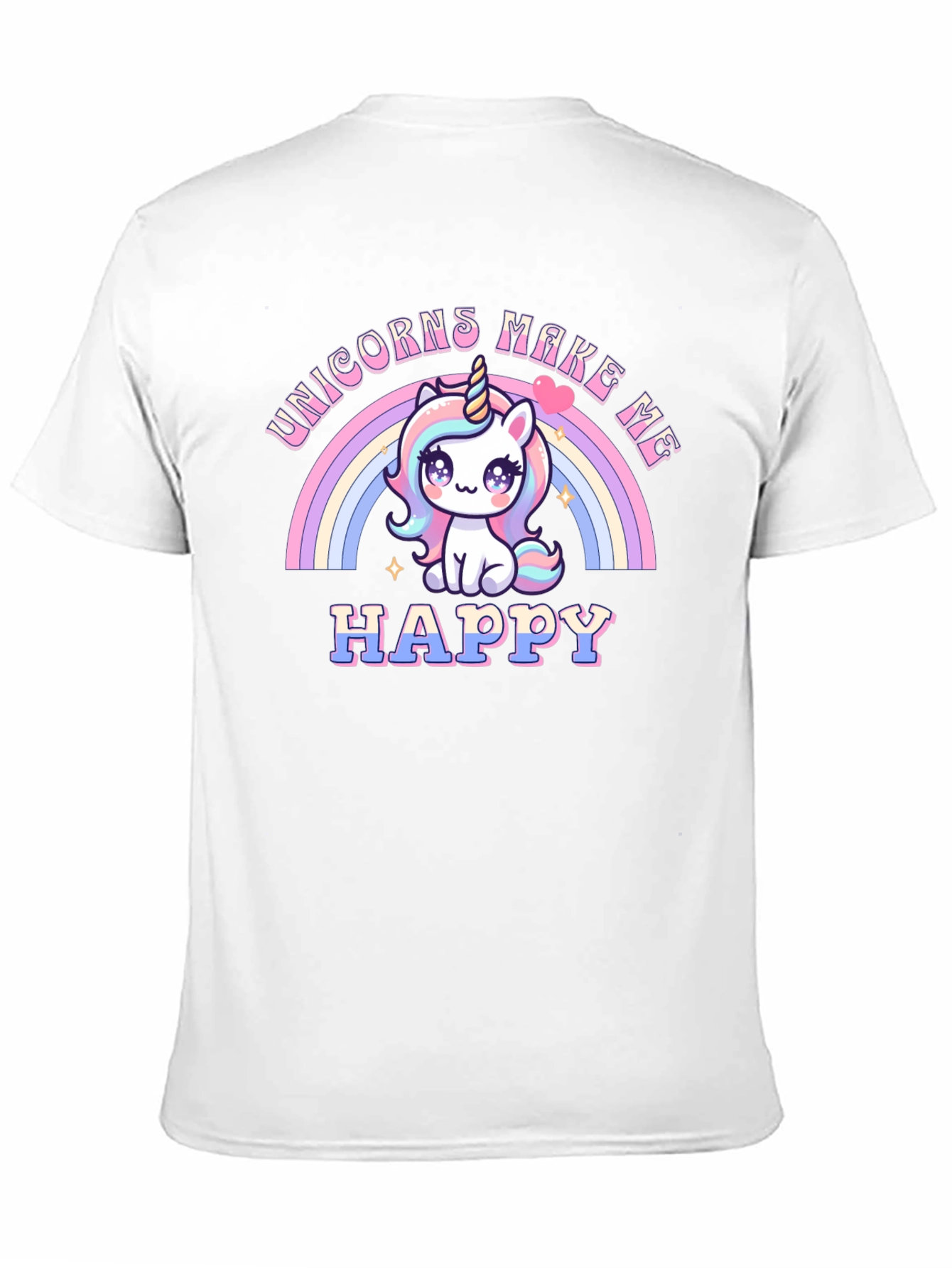 Unicorns Make Me Happy T-Shirt