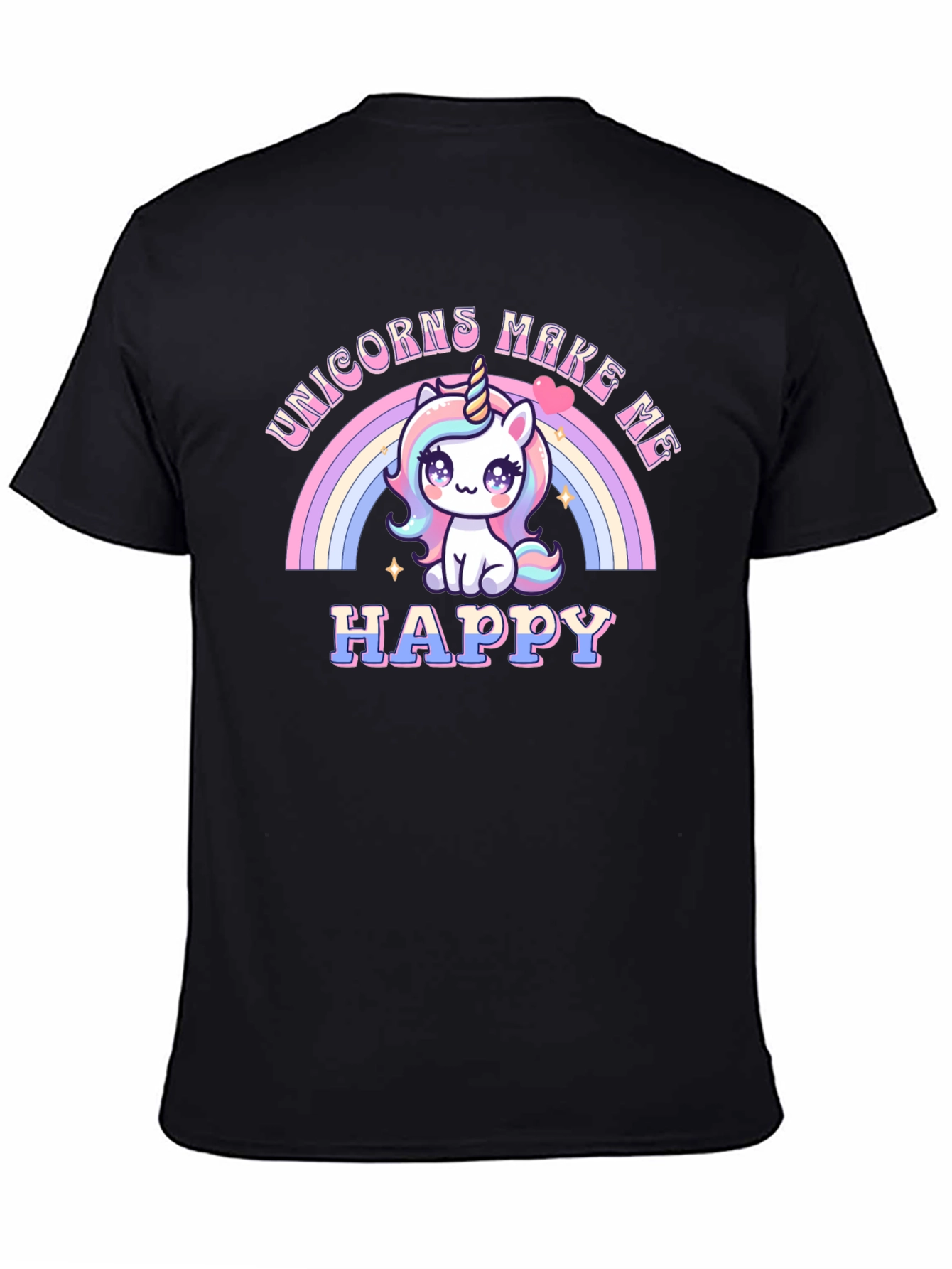 Unicorns Make Me Happy T-Shirt