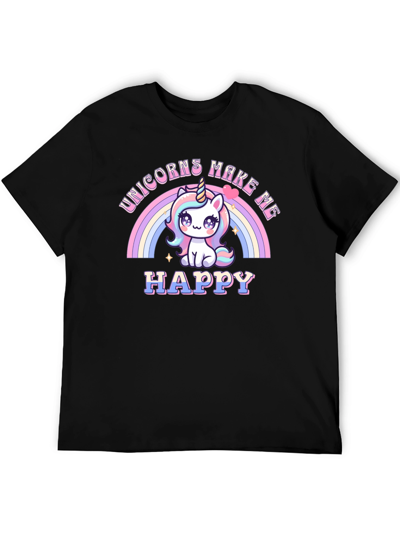 Unicorns Make Me Happy T-Shirt