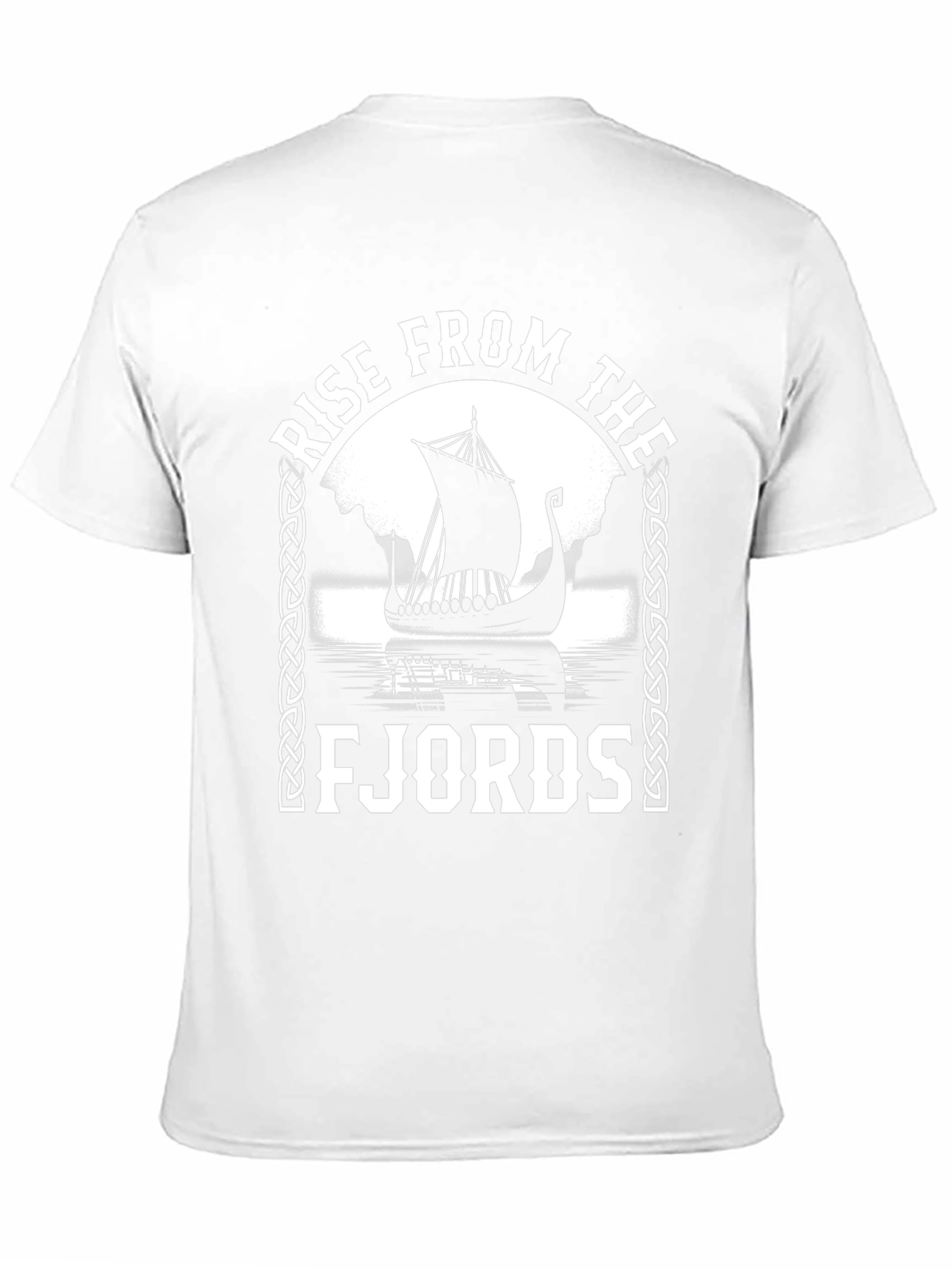 Rise From The Fjords Viking Ship Graphic Tee
