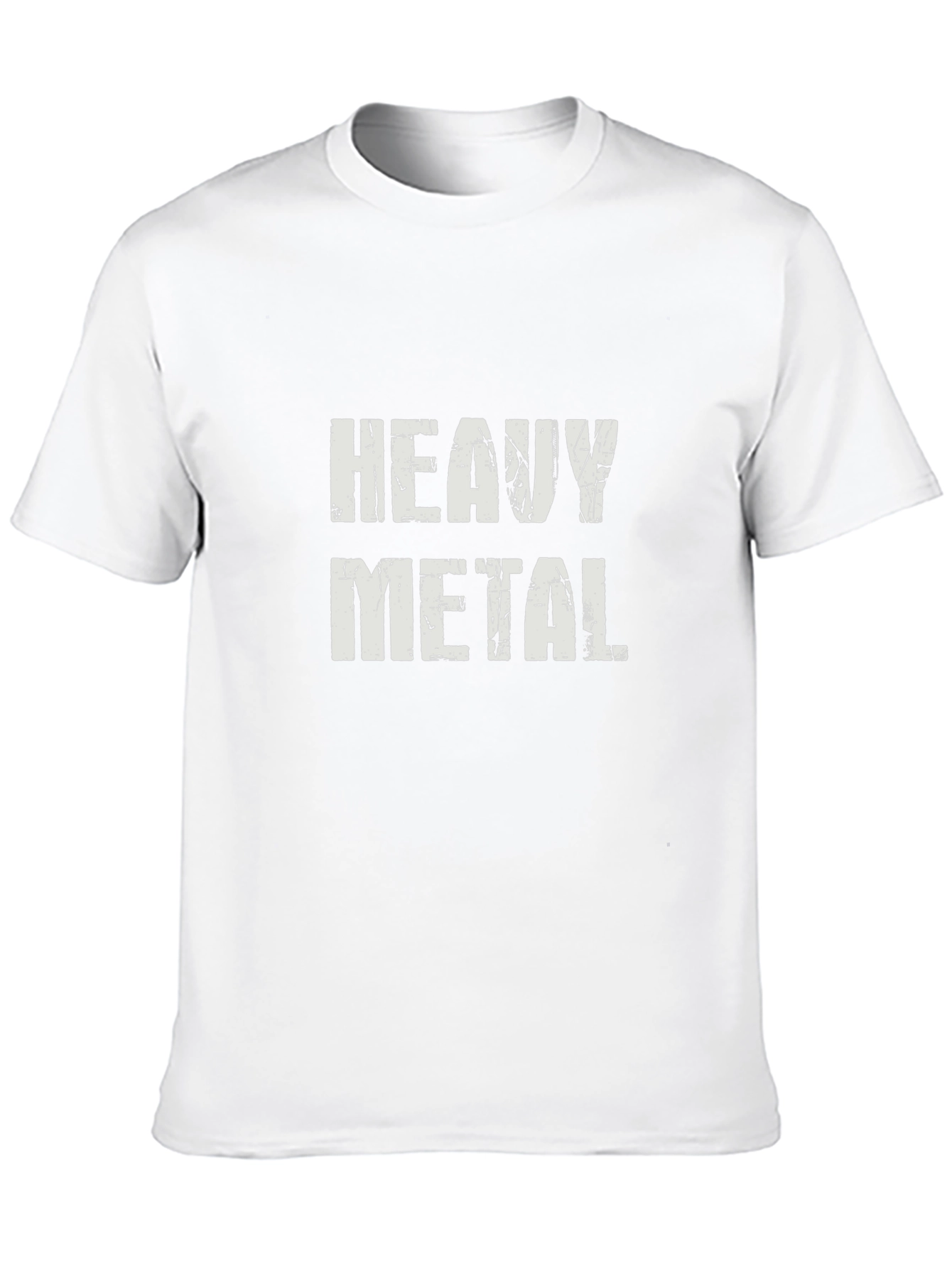Heavy Metal Distressed Graphic T-Shirt
