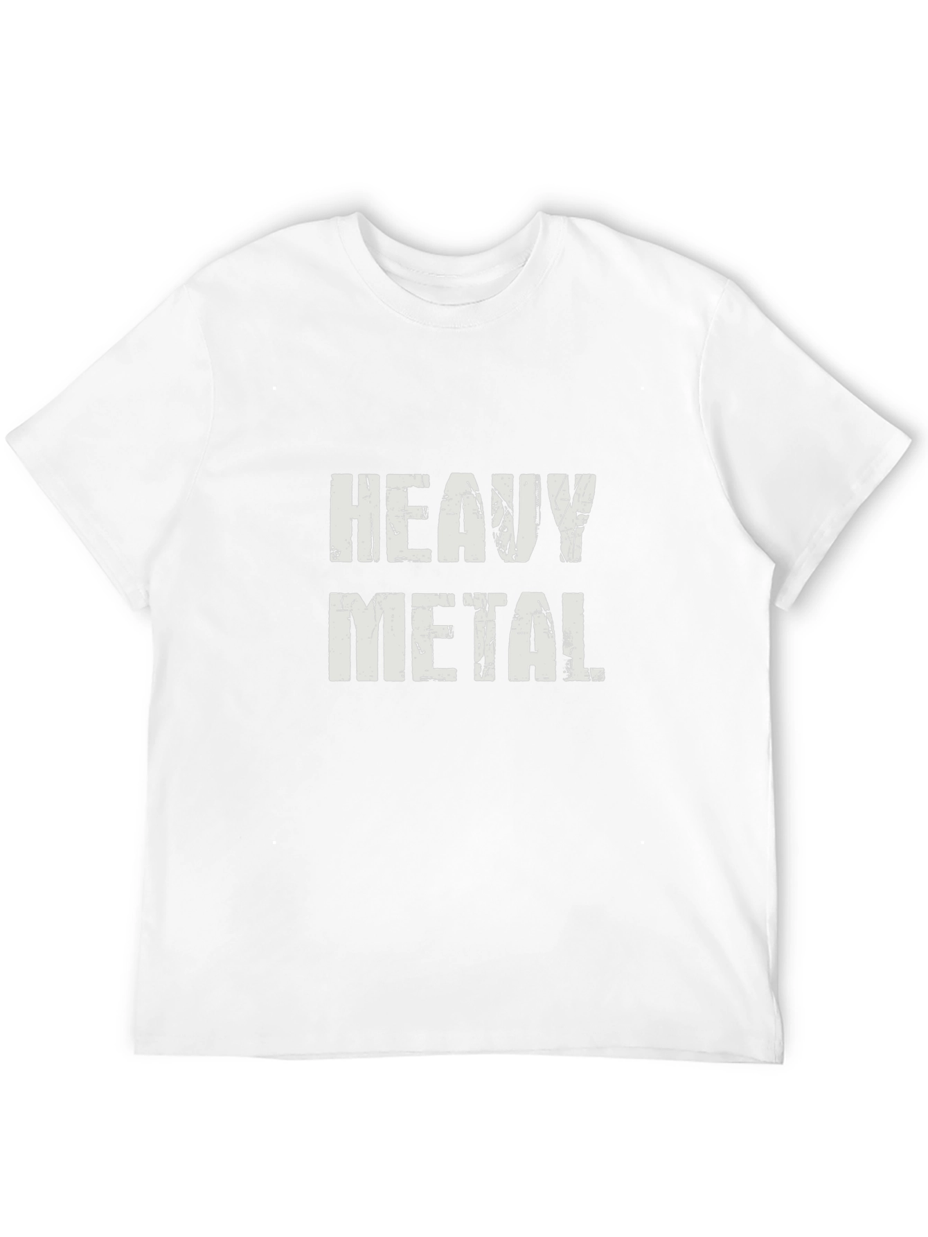 Heavy Metal Distressed Graphic T-Shirt