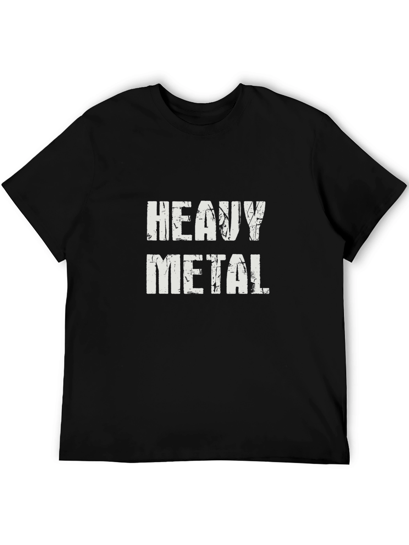Heavy Metal Distressed Graphic T-Shirt