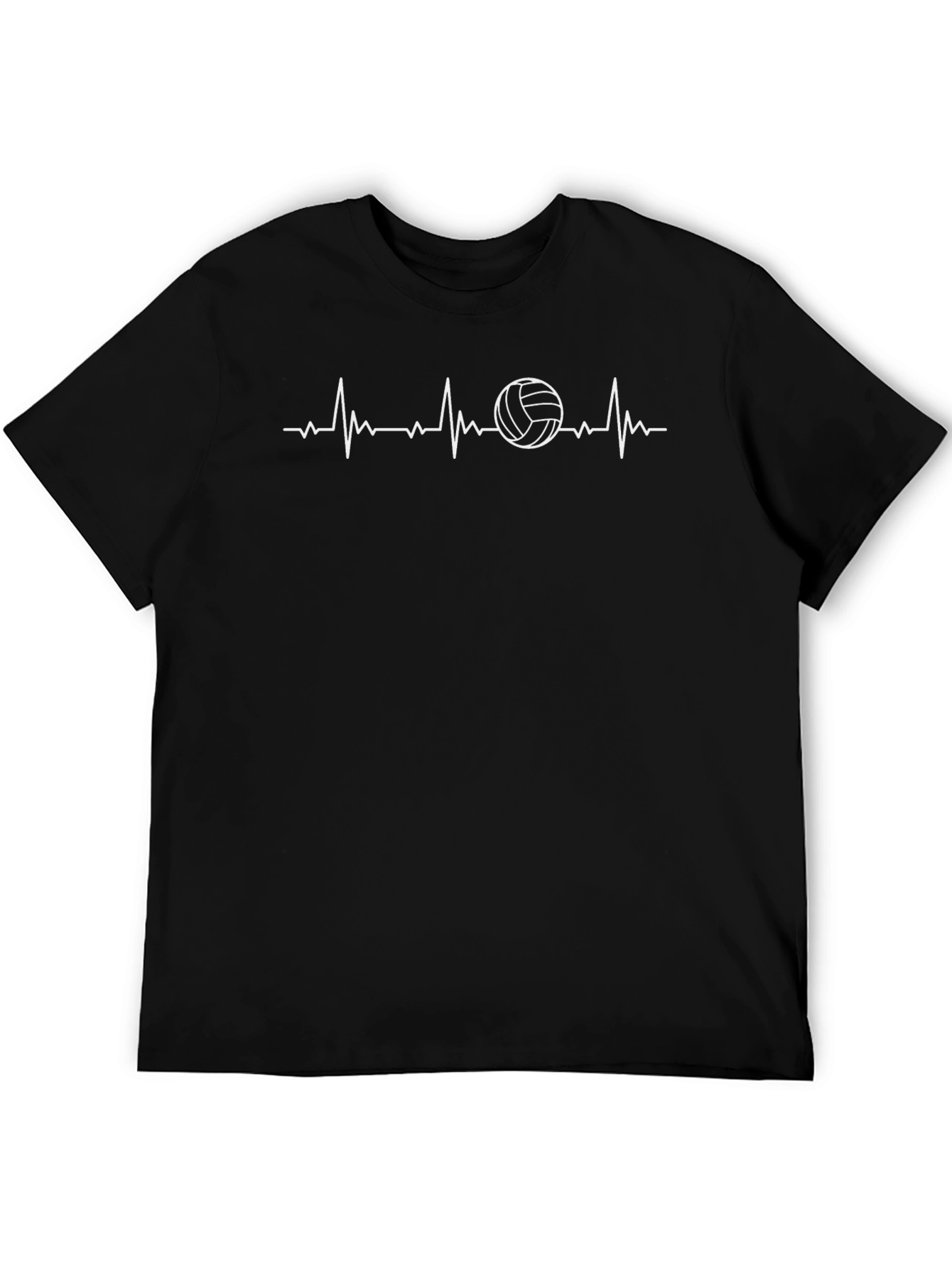 Volleyball Heartbeat T-Shirt - Sporty & Unique!