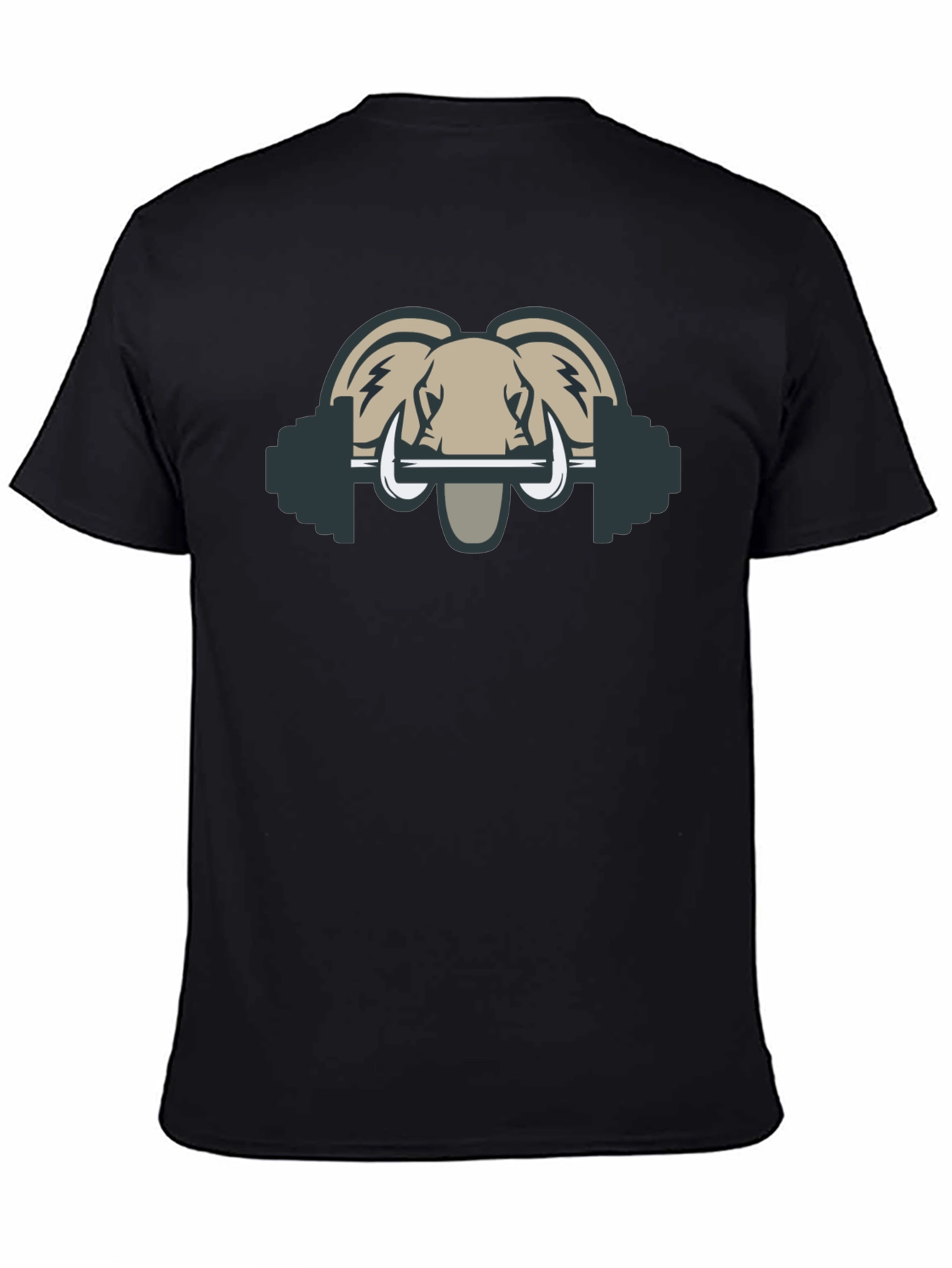 Elephant Barbell T-Shirt - Gym Animal Tee