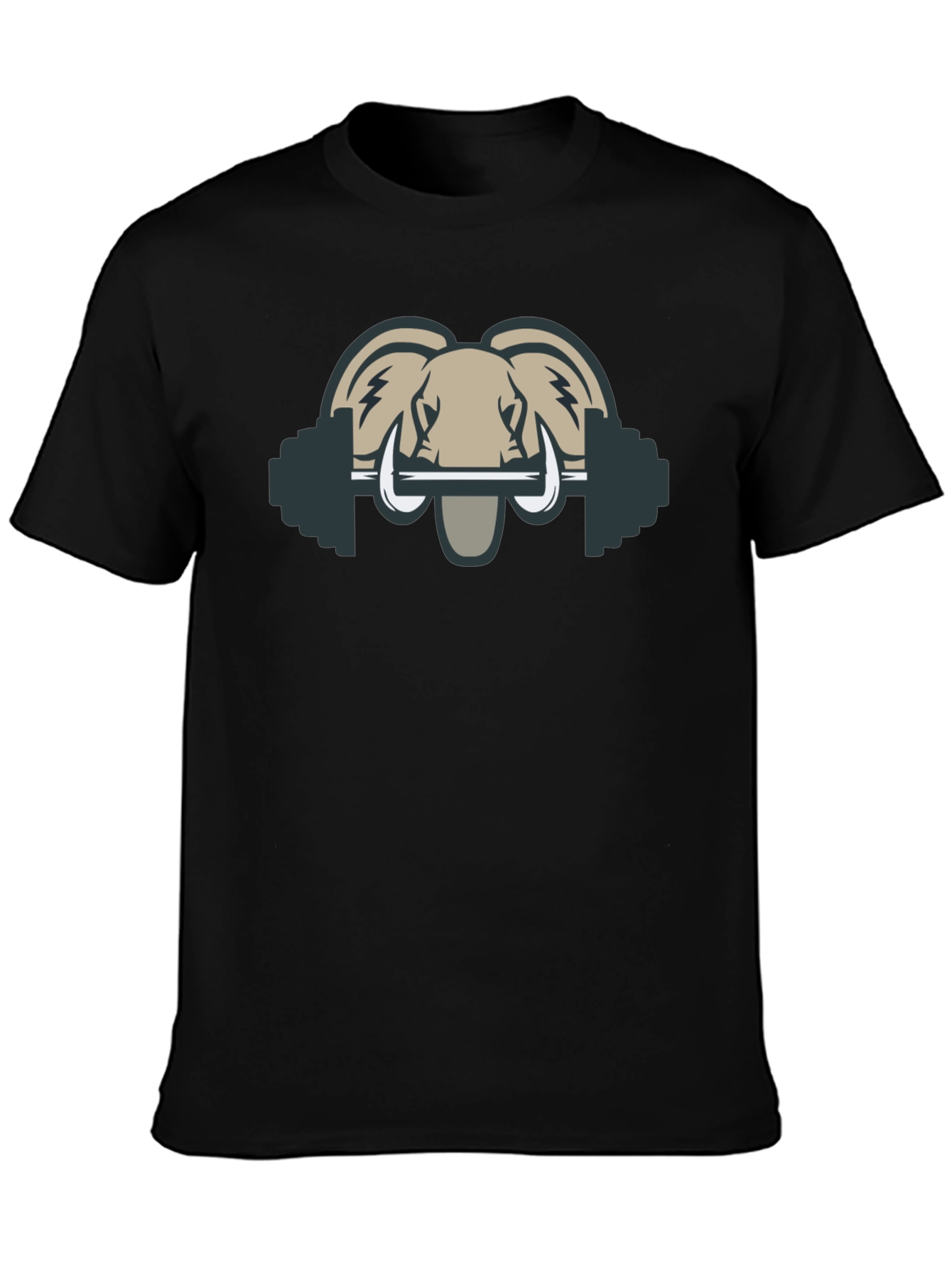 Elephant Barbell T-Shirt - Gym Animal Tee
